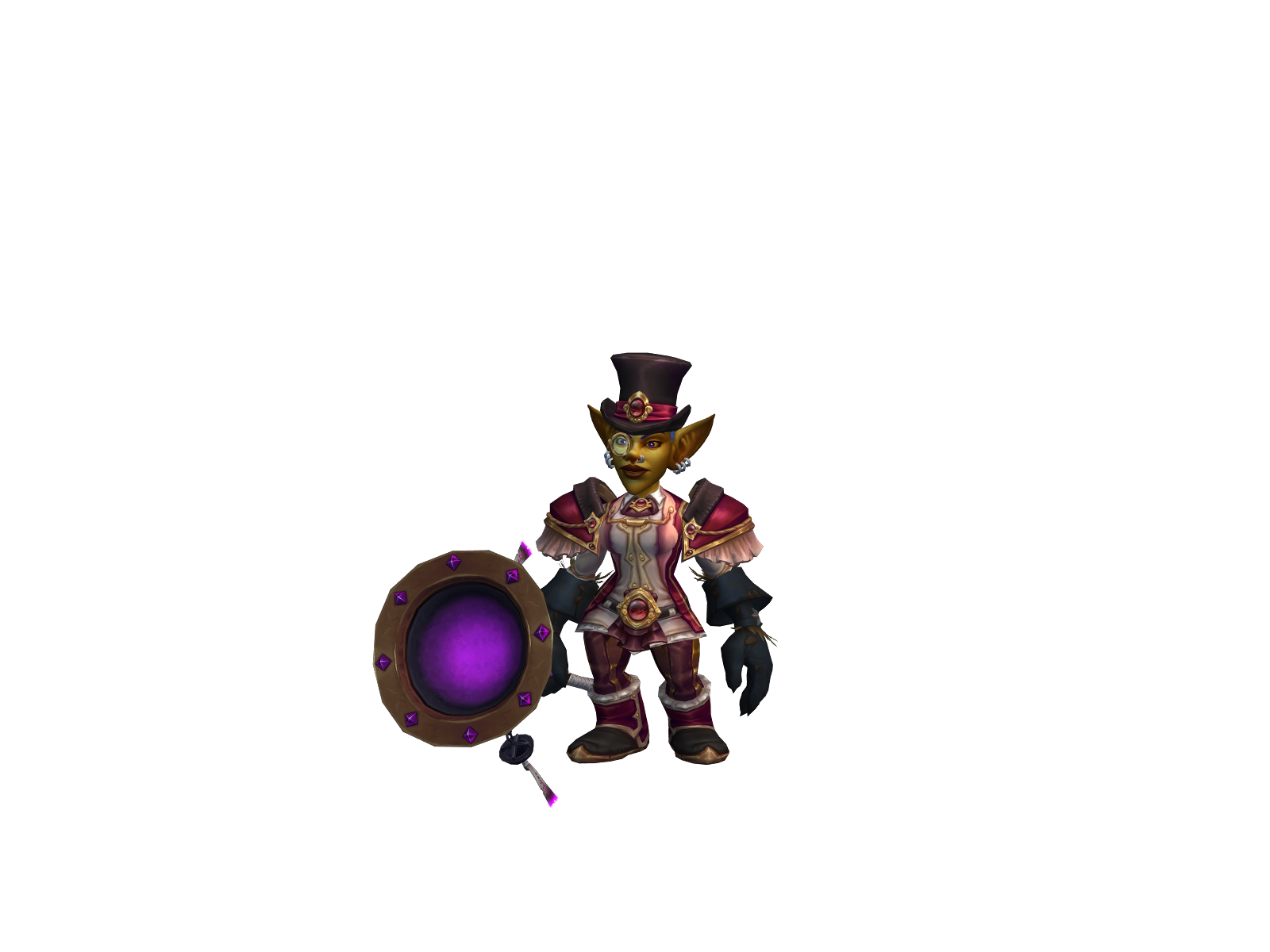 Пристиена 3D character render