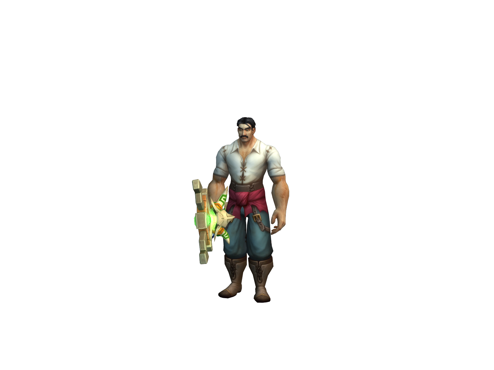 Фрагбр 3D character render