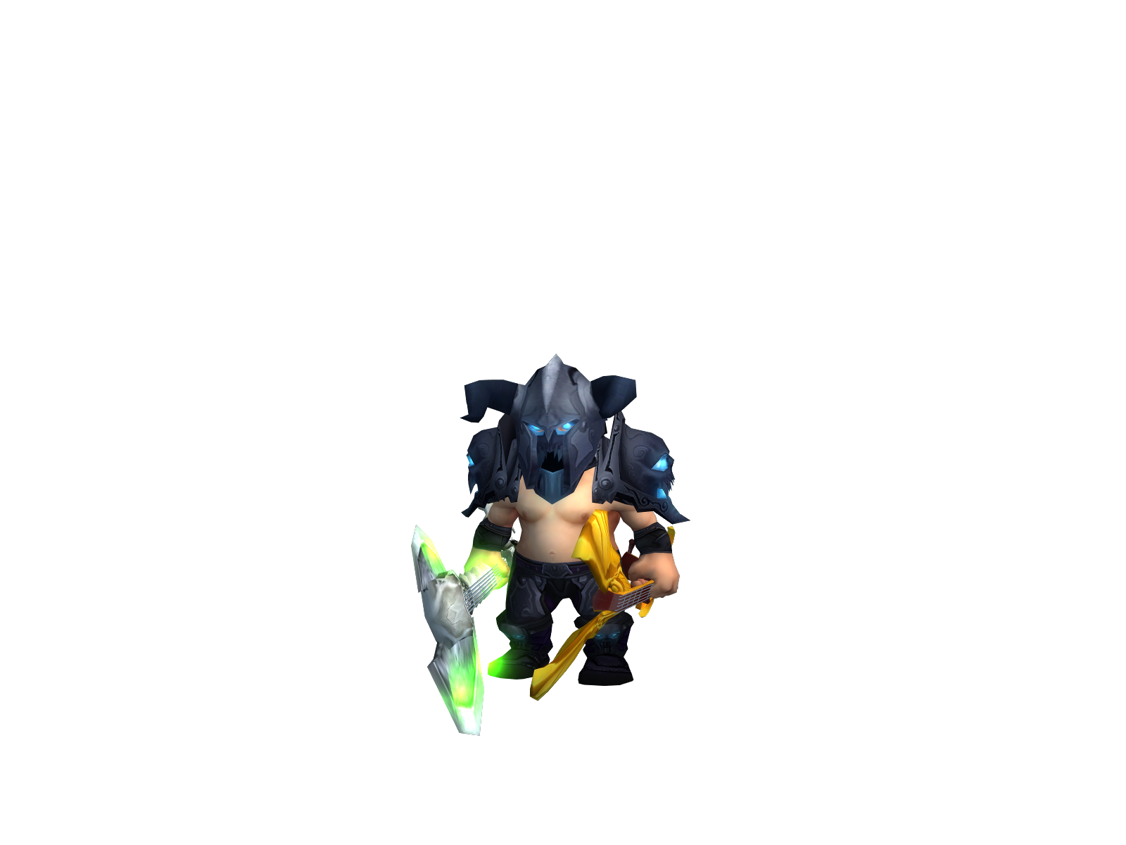 Северот 3D character render
