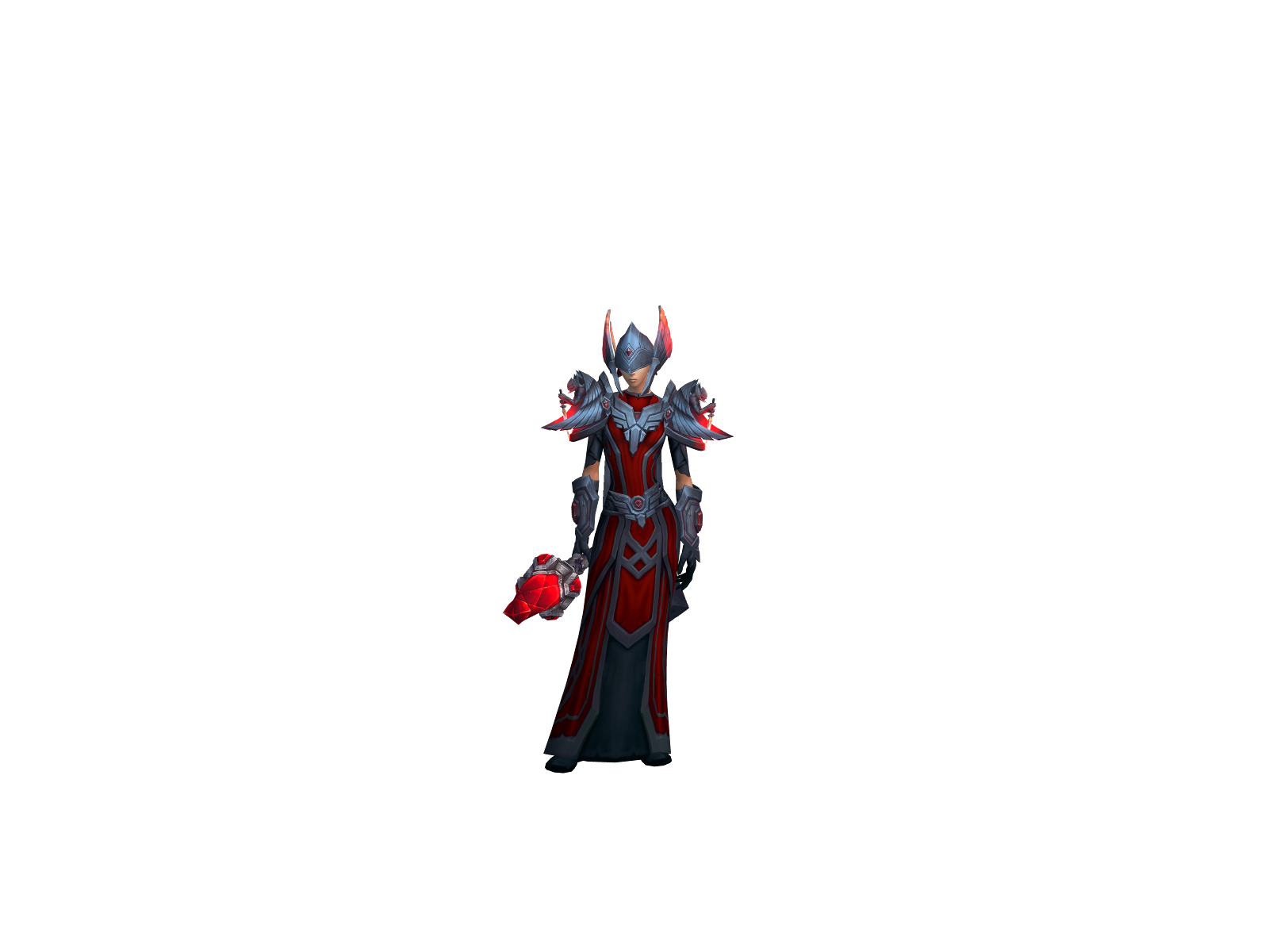 Lliannán 3D character render