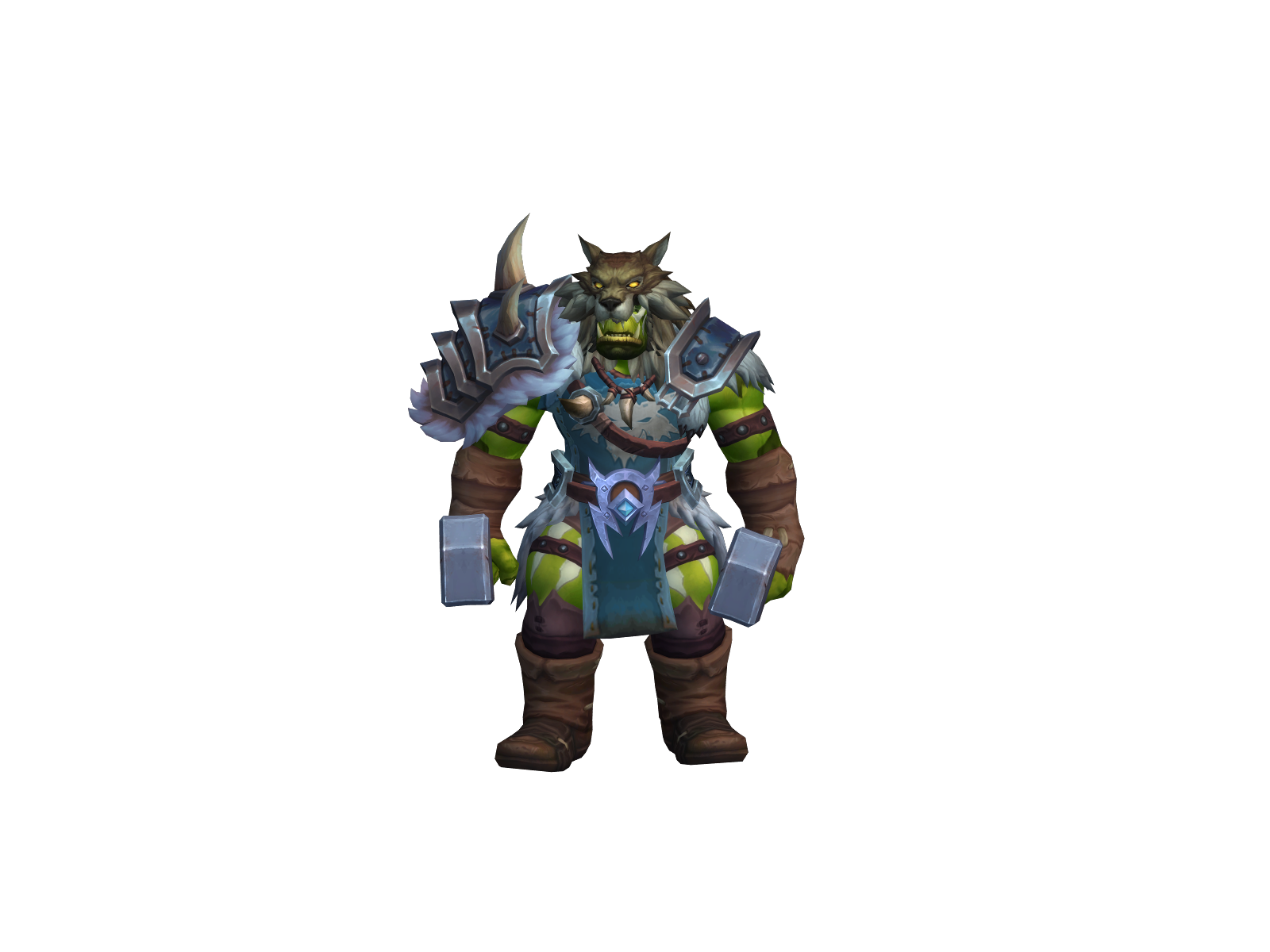 Mogrash 3D character render