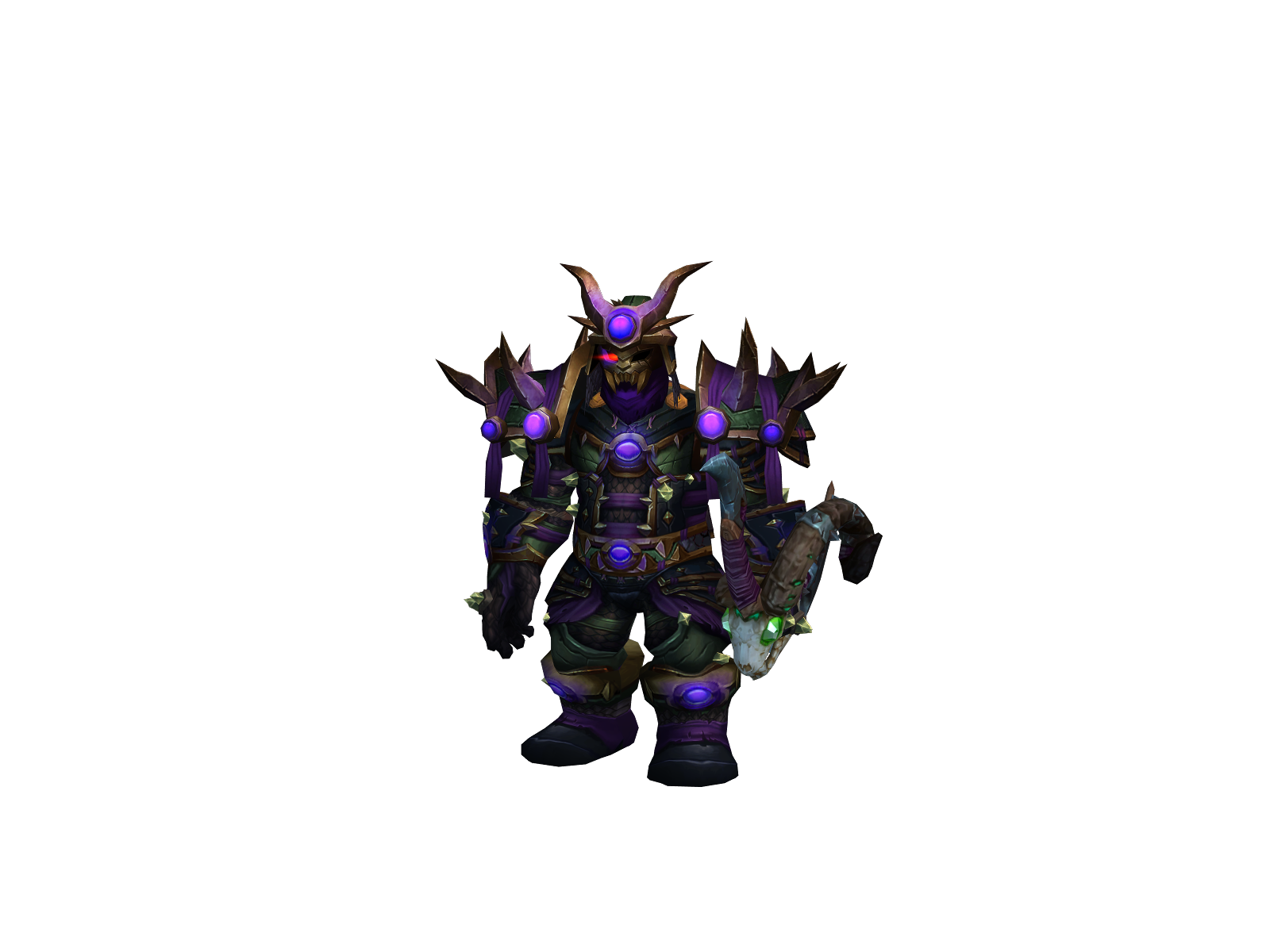 Gruba 3D character render