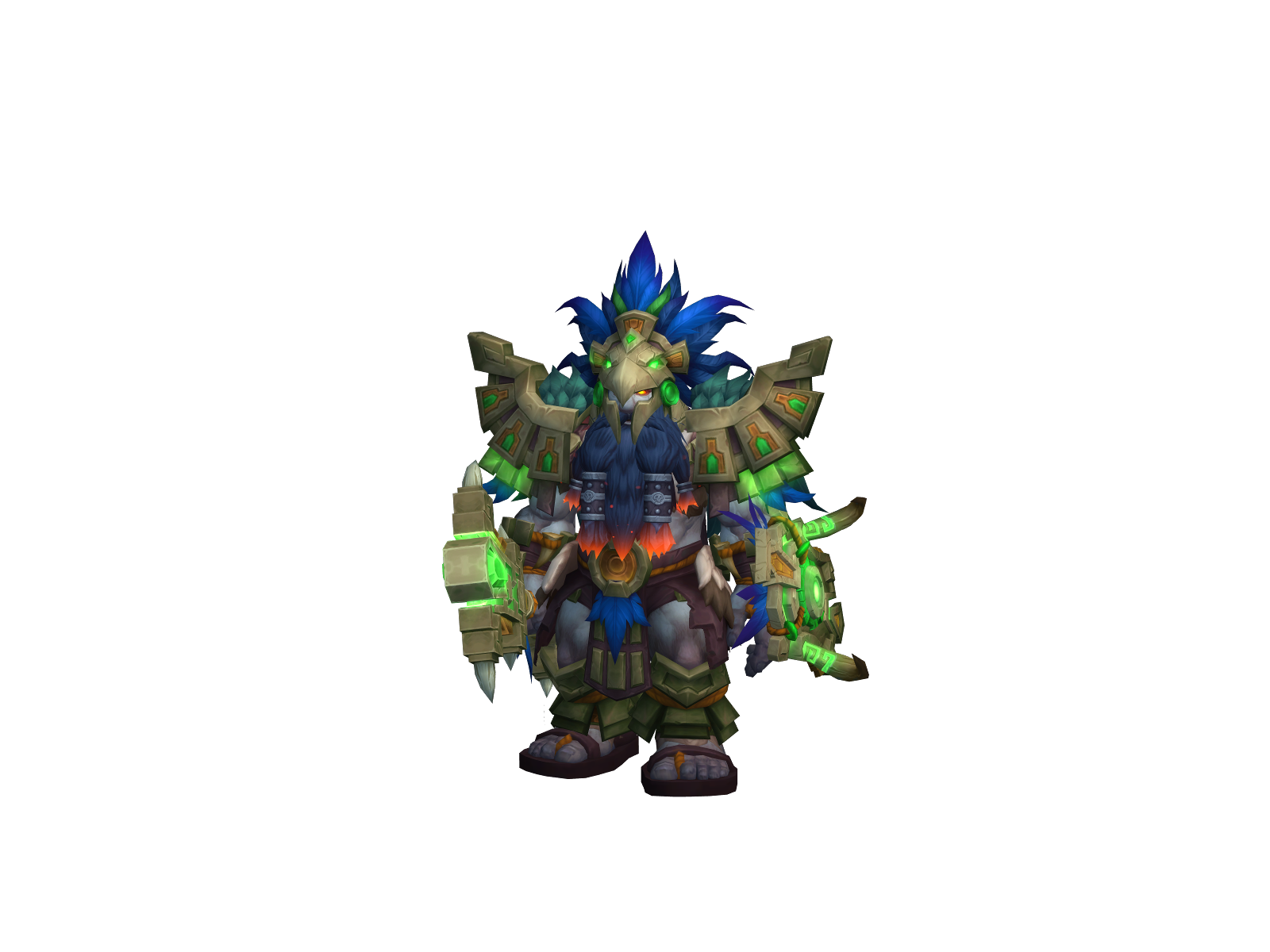 Shamystical 3D character render