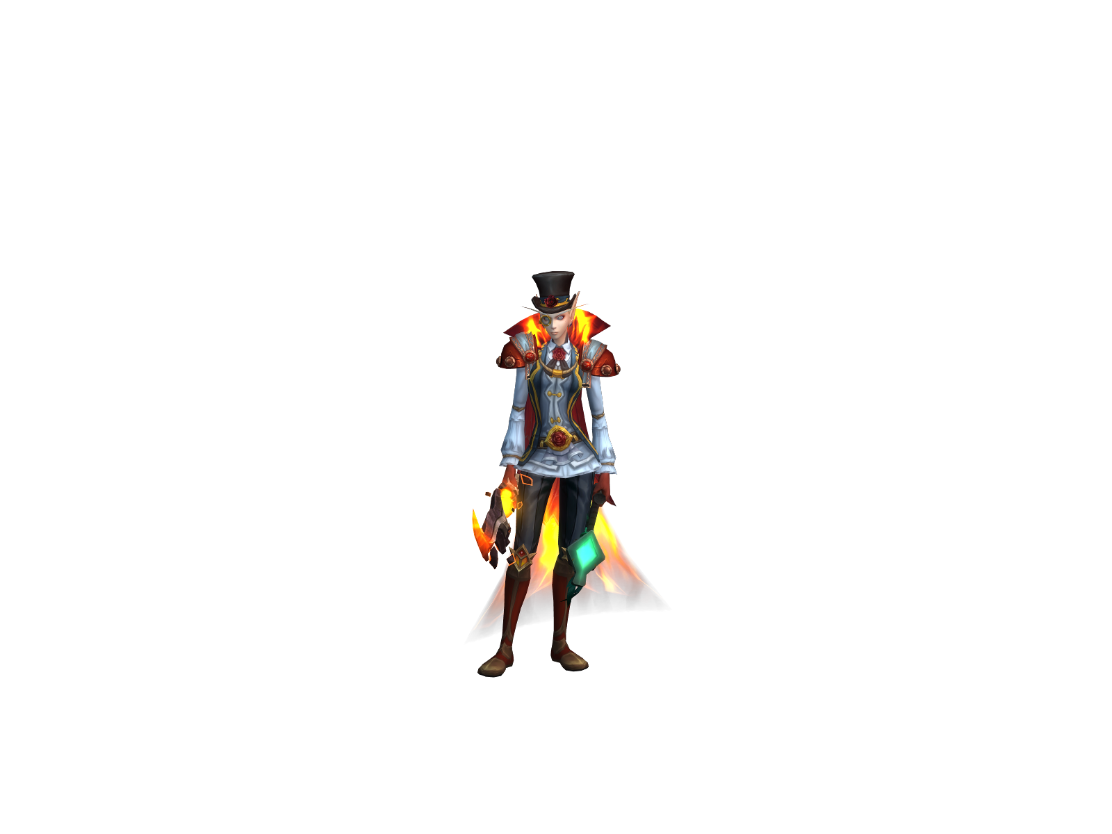 Jocaste 3D character render