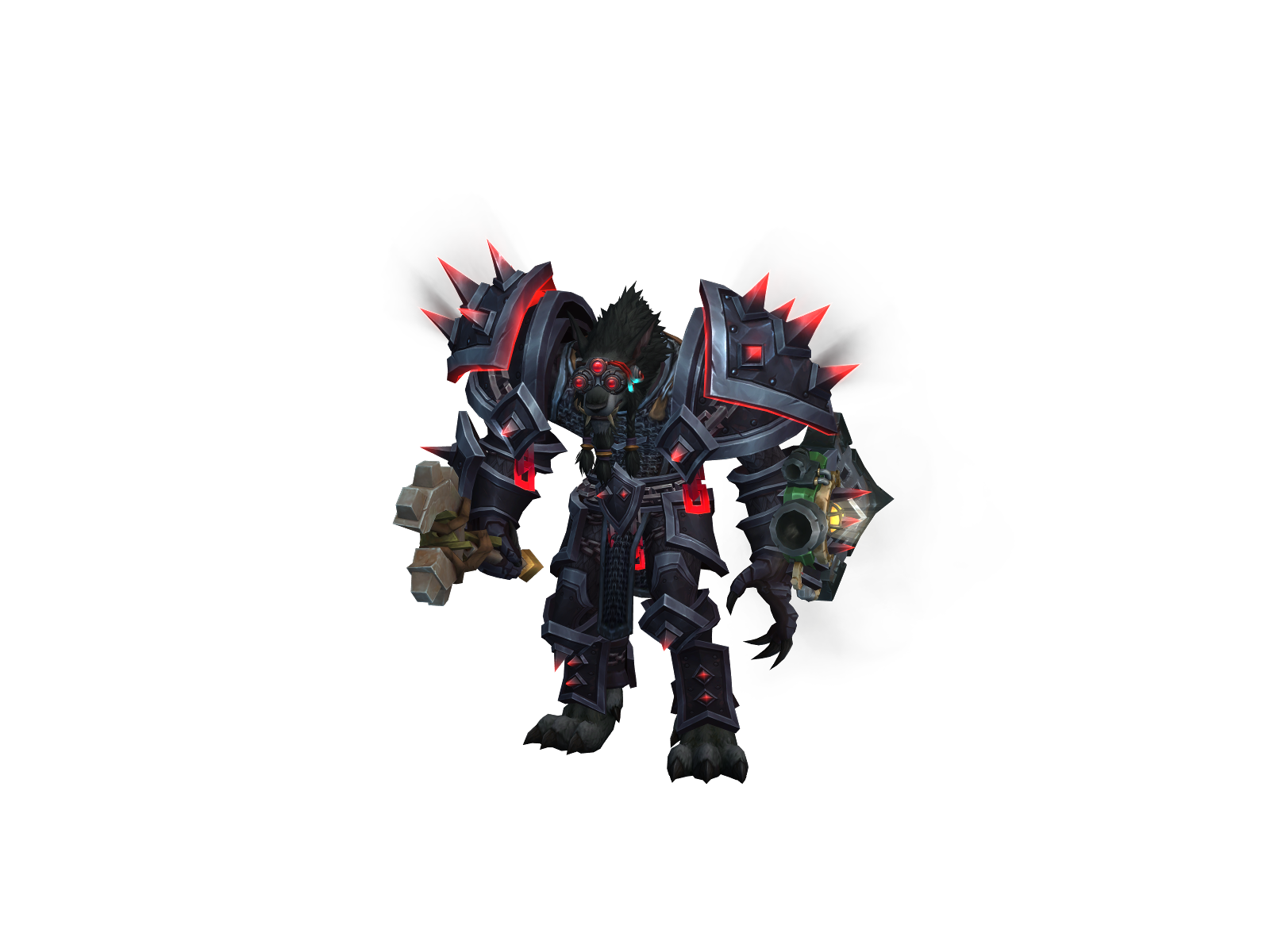 Burzog 3D character render