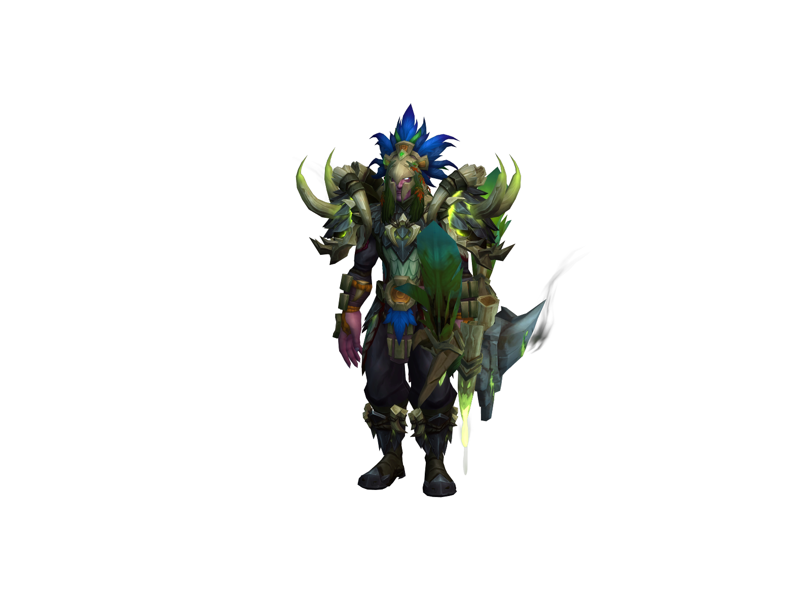 Samanis 3D character render