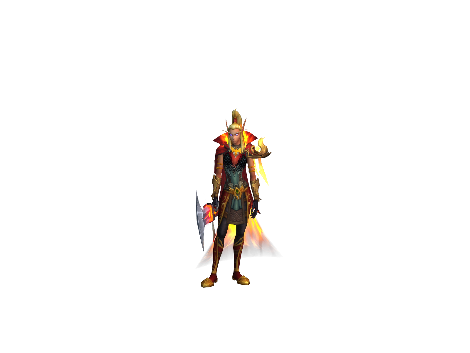 Astrella 3D character render