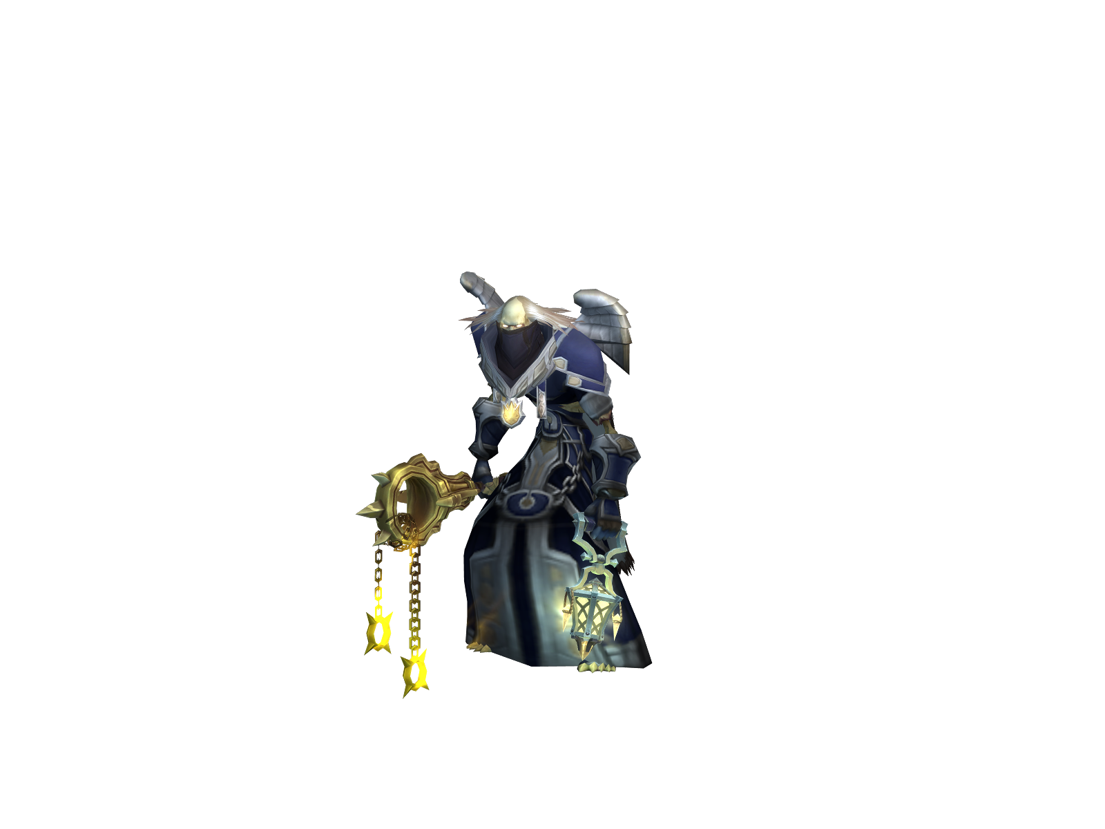 Friar 3D character render