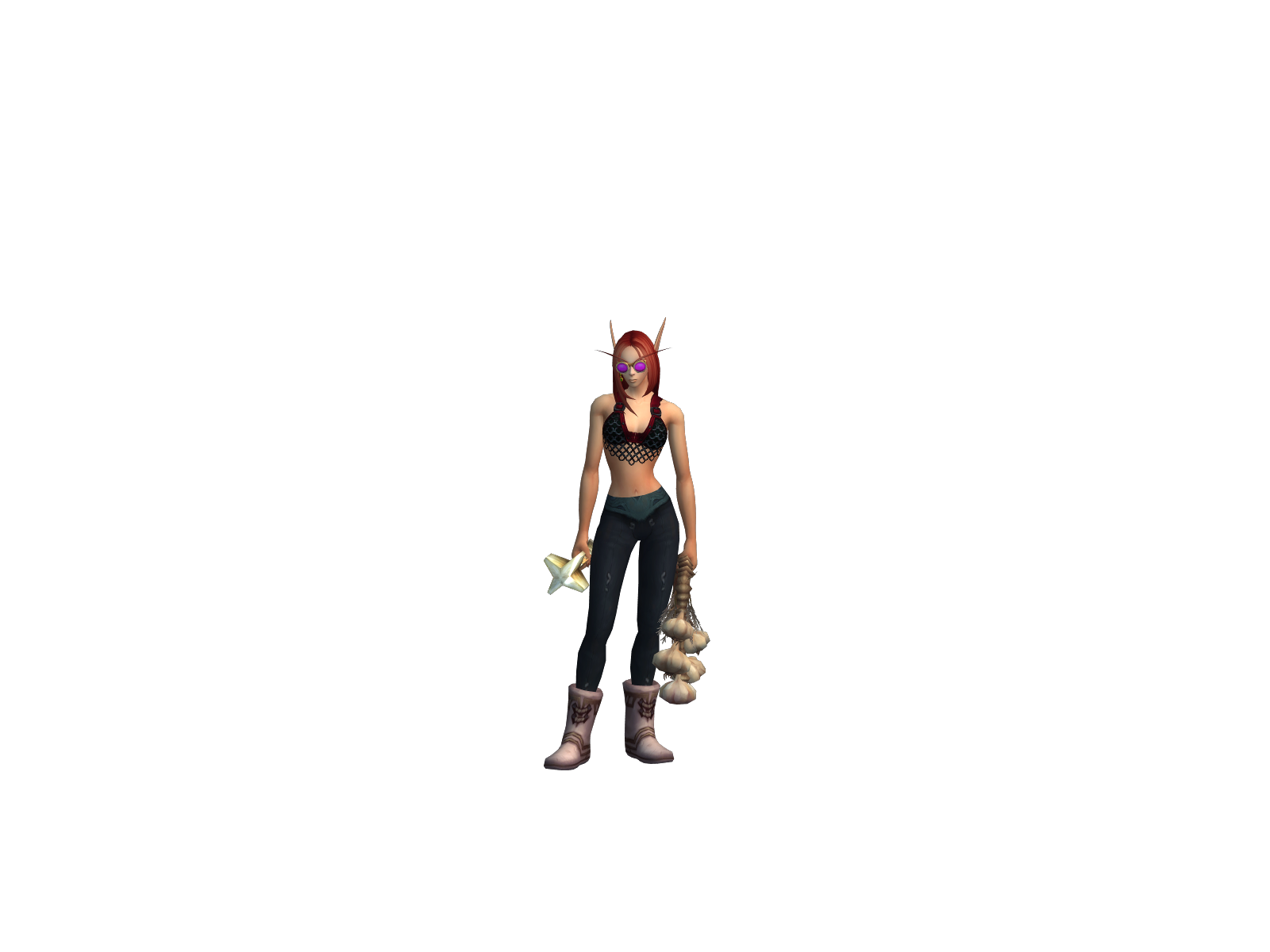 Esposa 3D character render