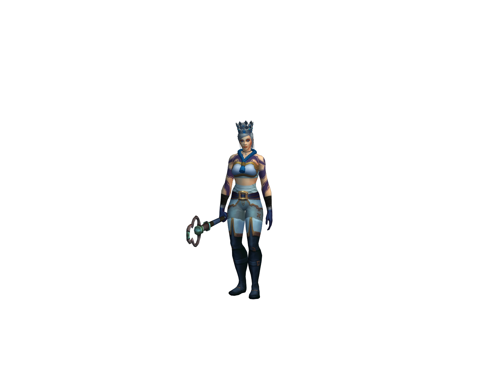 Skyzzer 3D character render