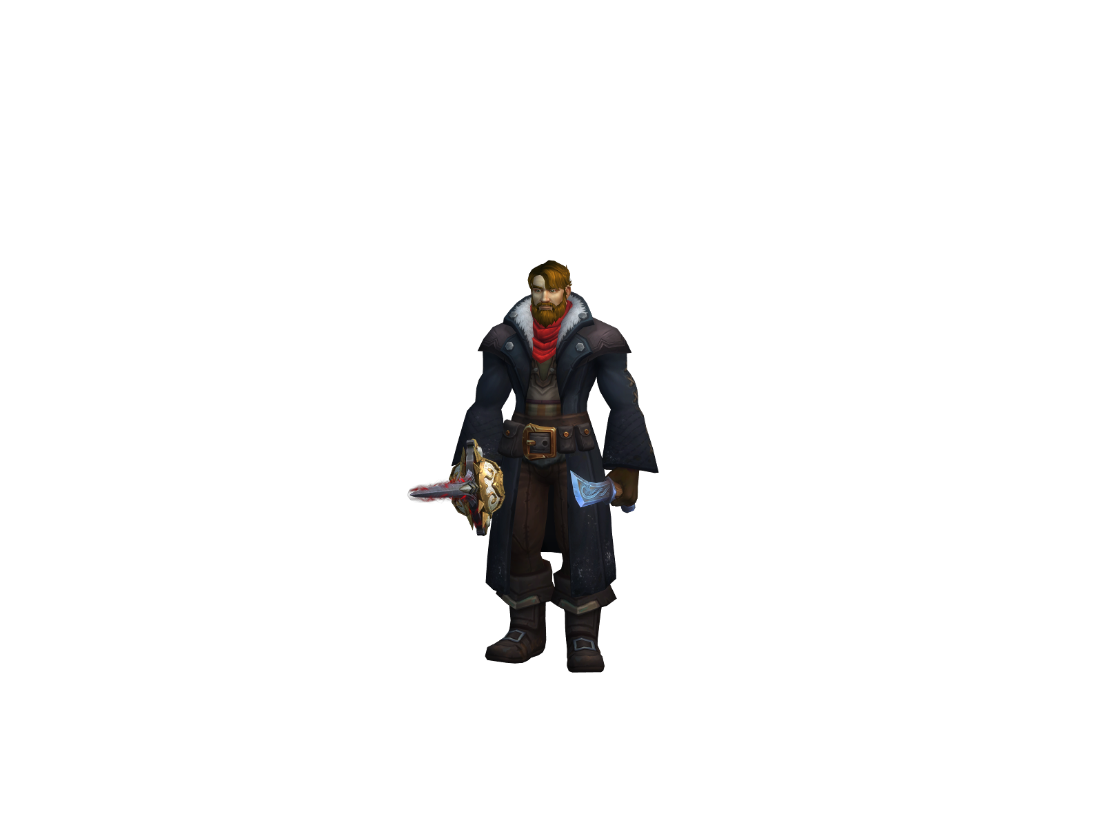 Faoil 3D character render