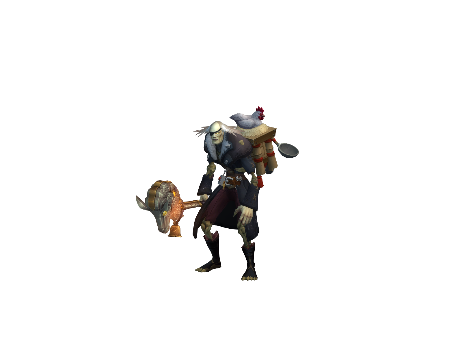 Janitor 3D character render
