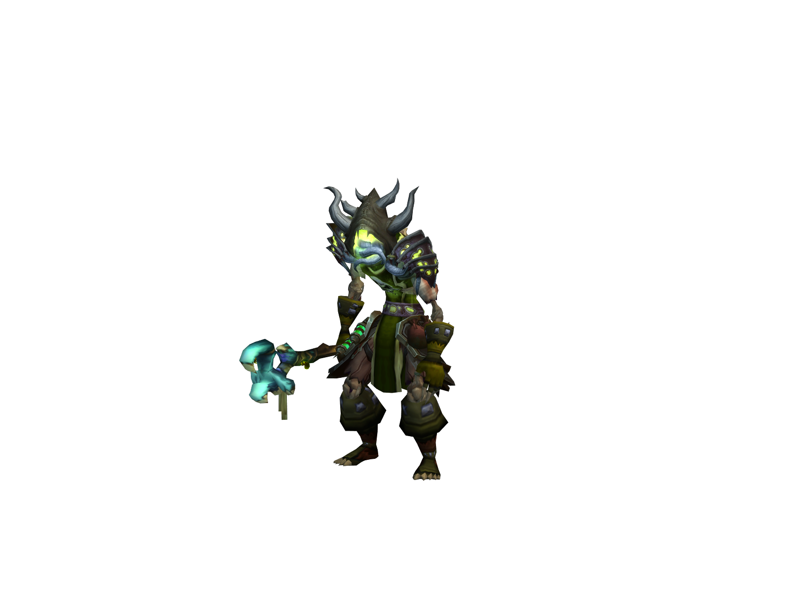 Nakiême 3D character render