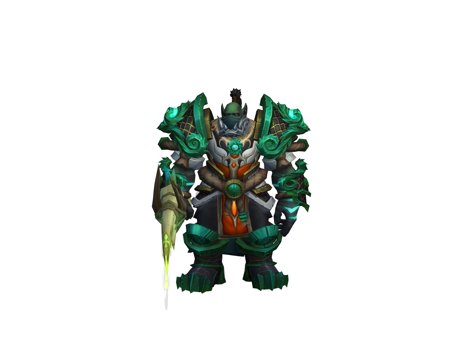 Wang 3D character render