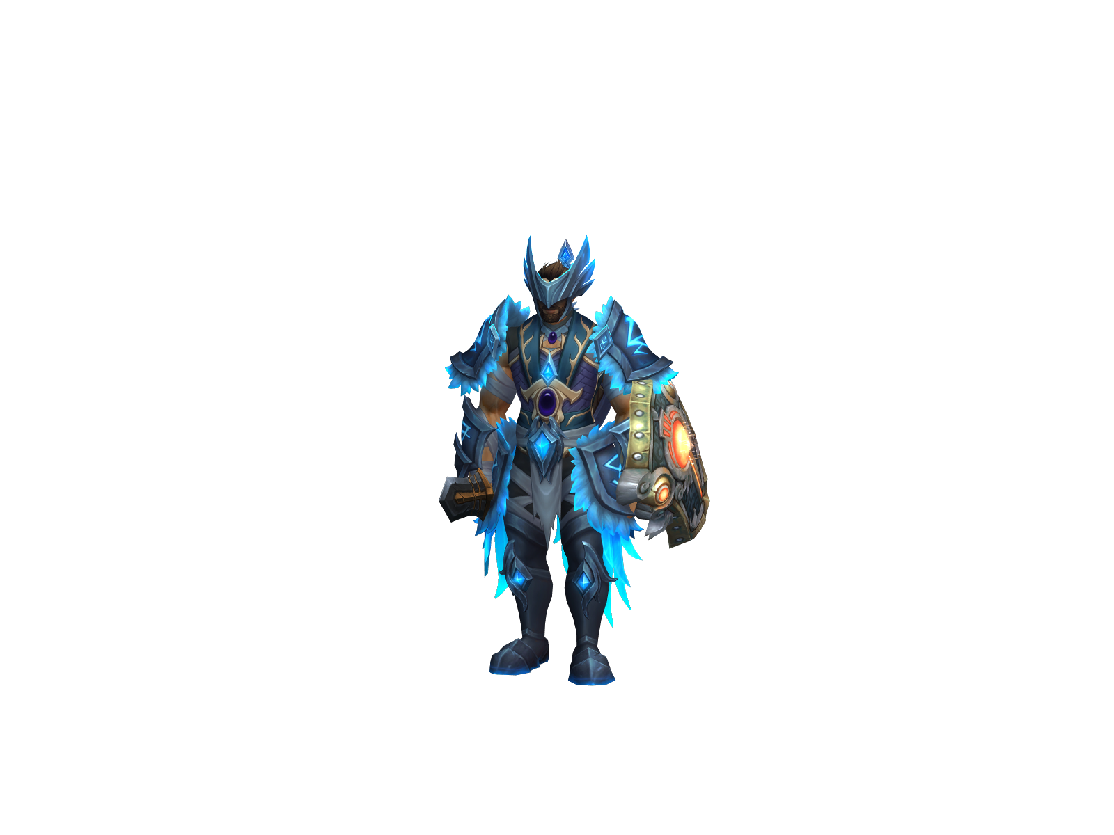 Gearfried 3D character render