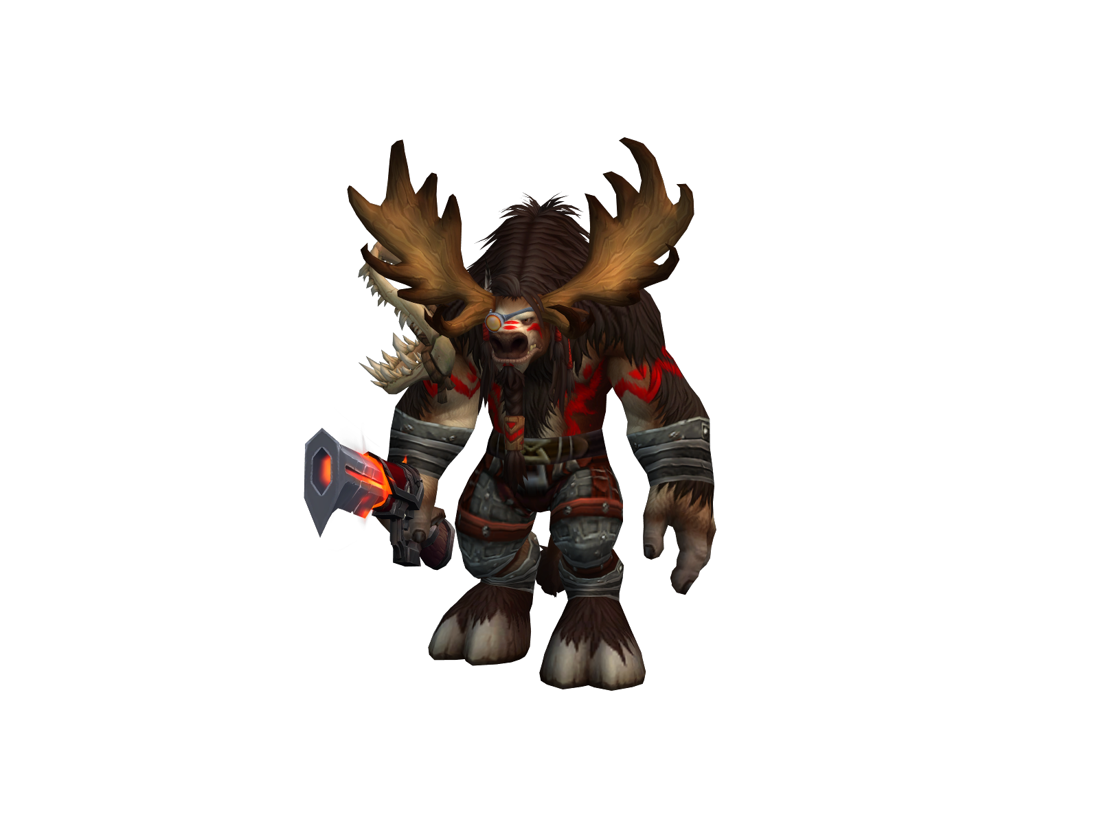 Brawnhoof 3D character render