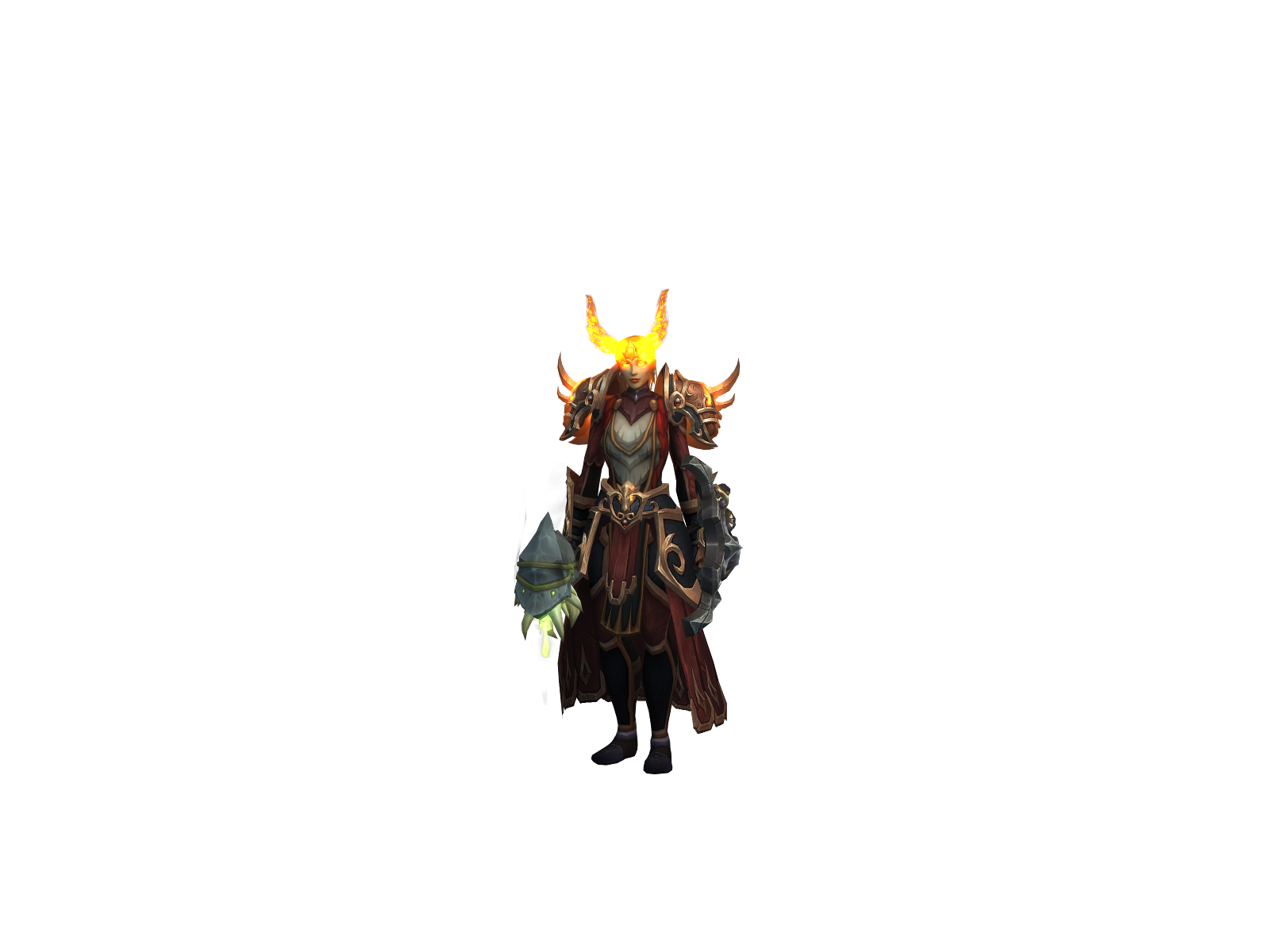 Denounce 3D character render