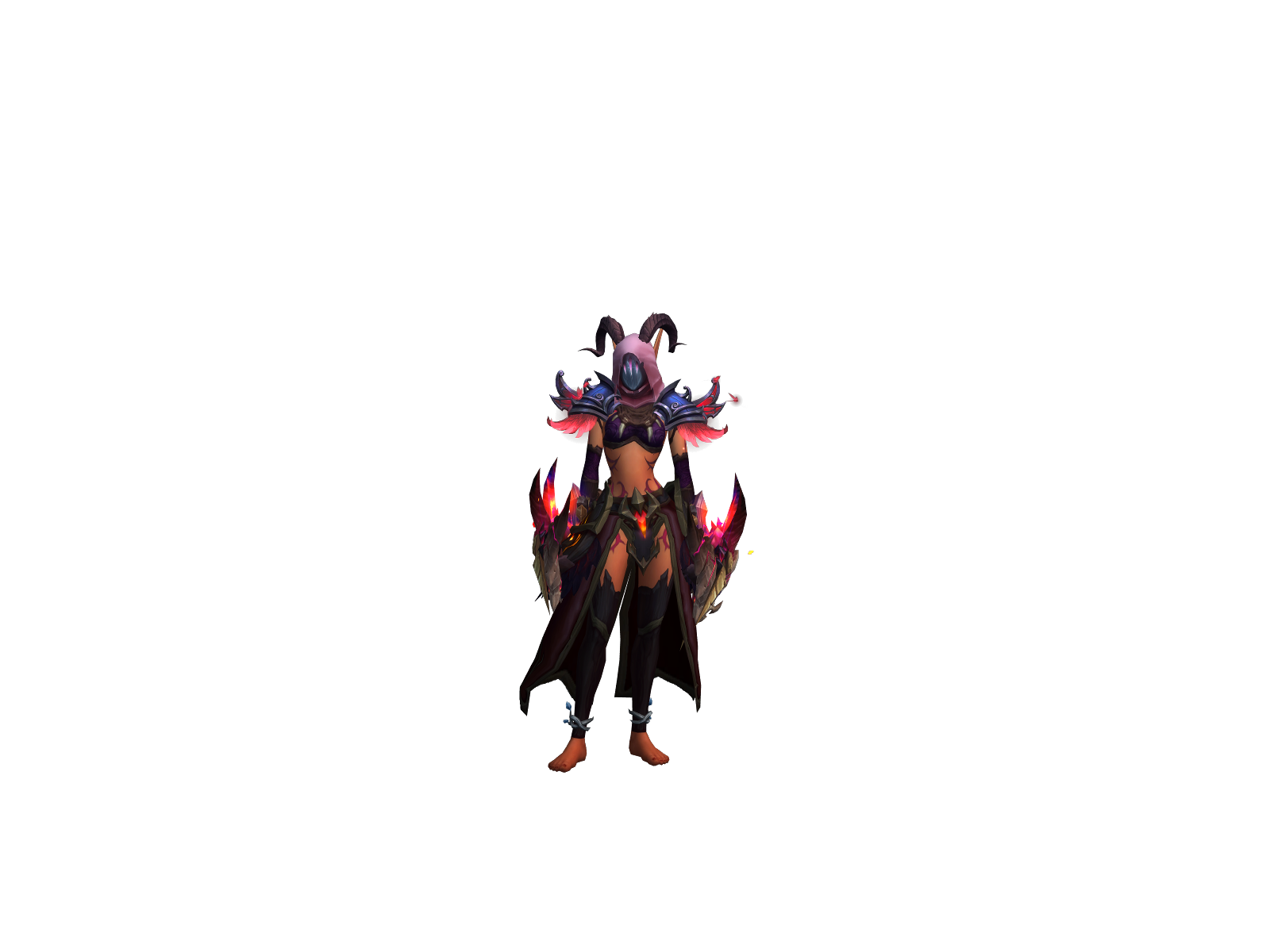 Chaosash 3D character render