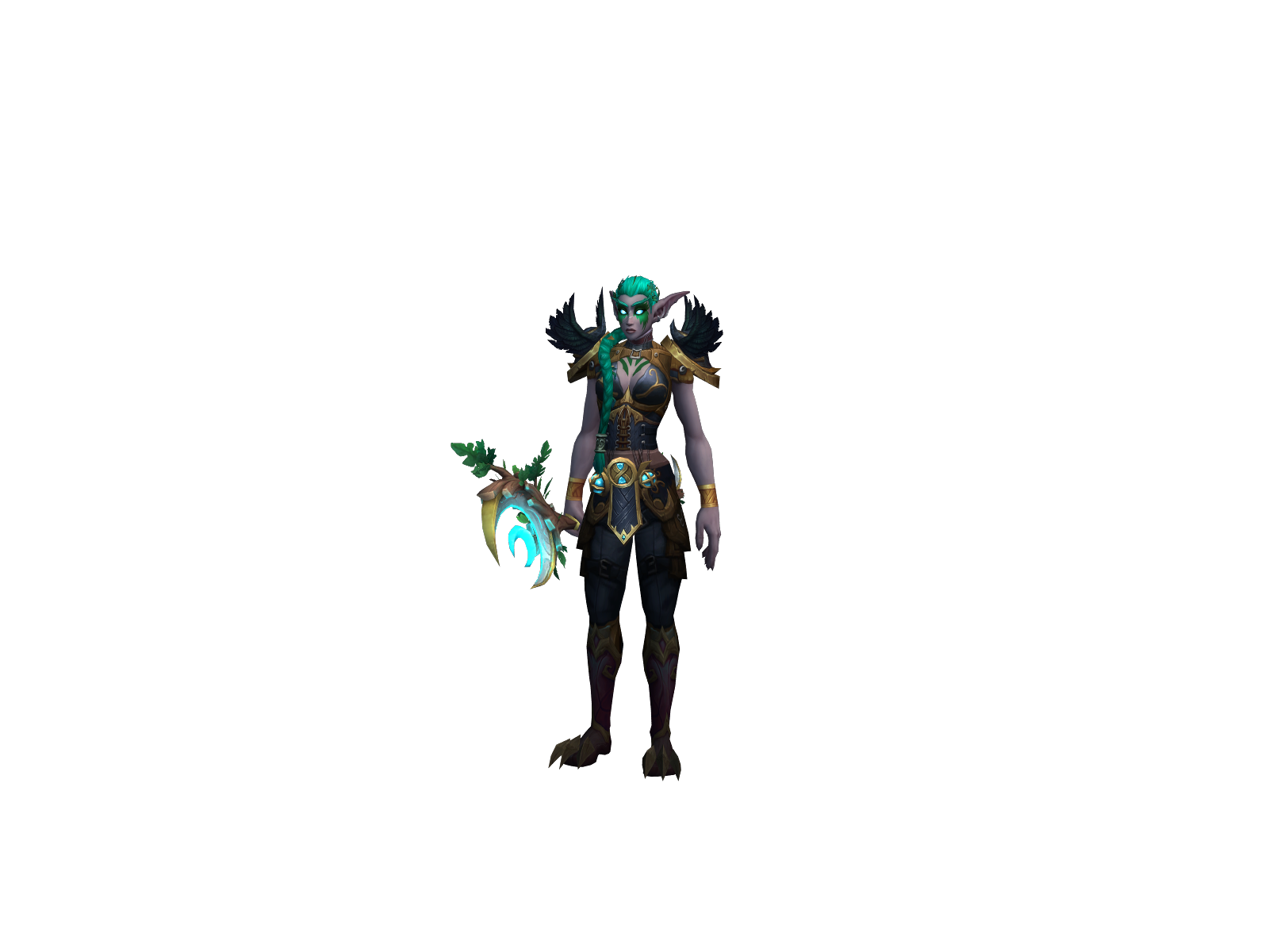 Phaea 3D character render