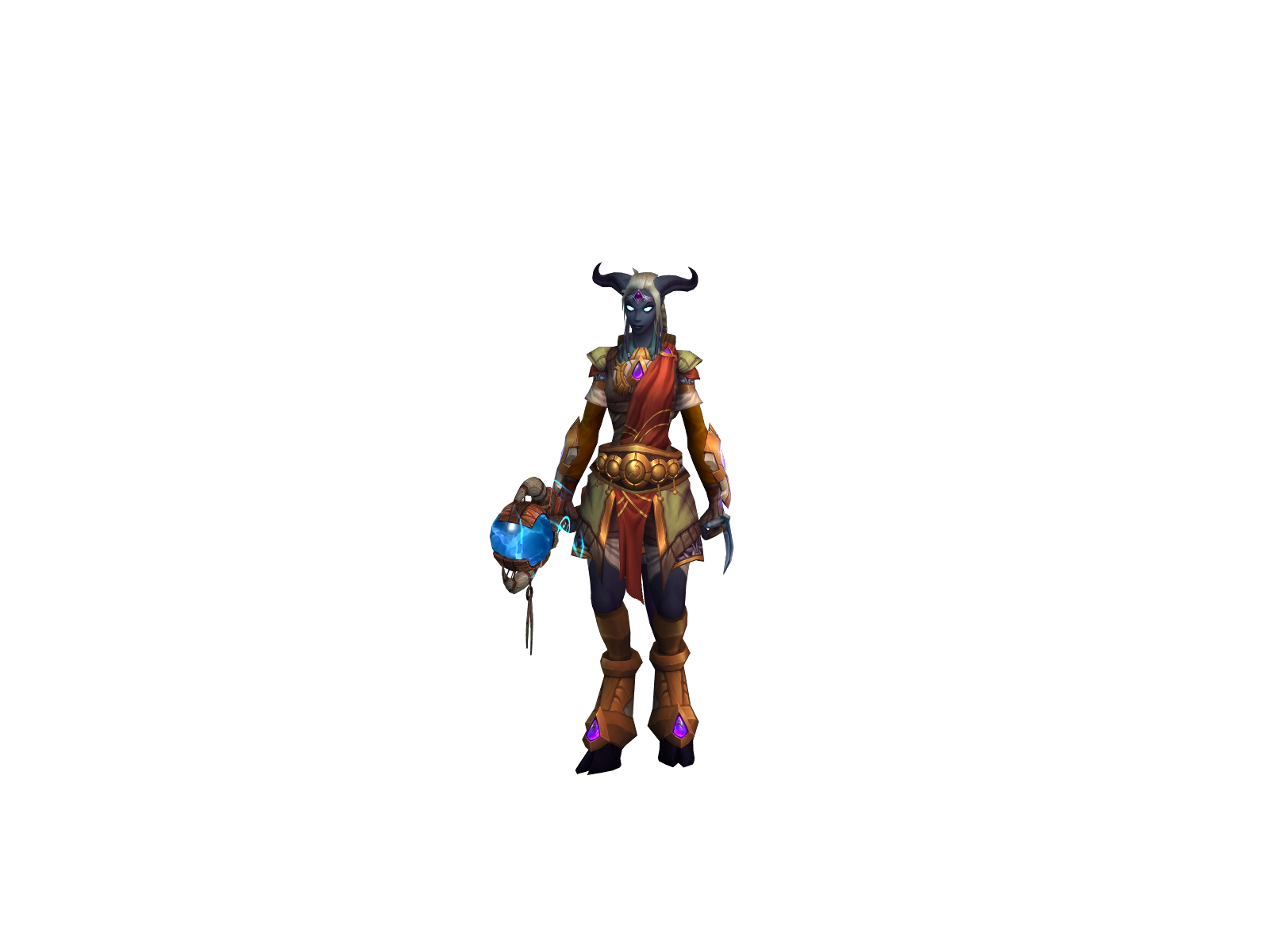 Manaávu 3D character render
