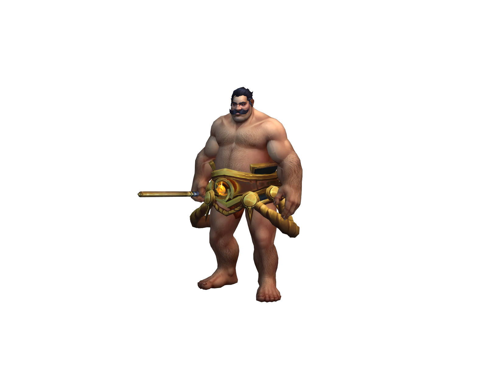 Thinamerican 3D character render
