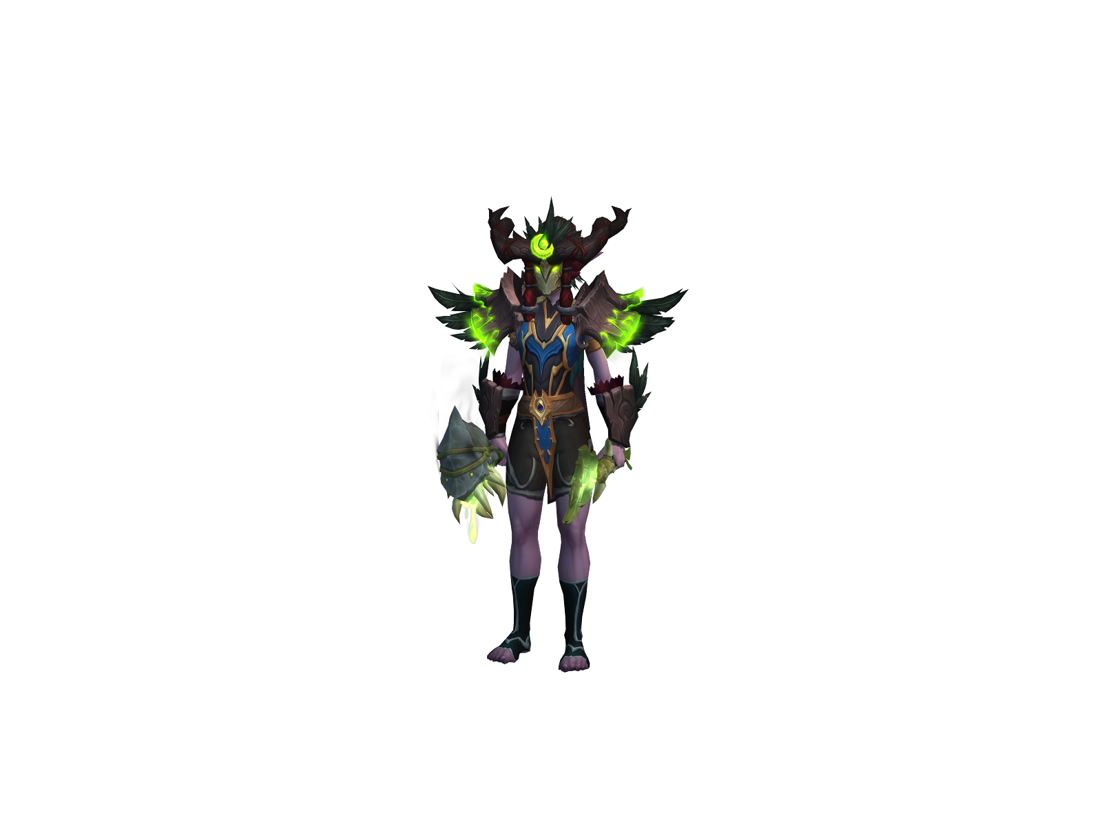 Næverluck 3D character render