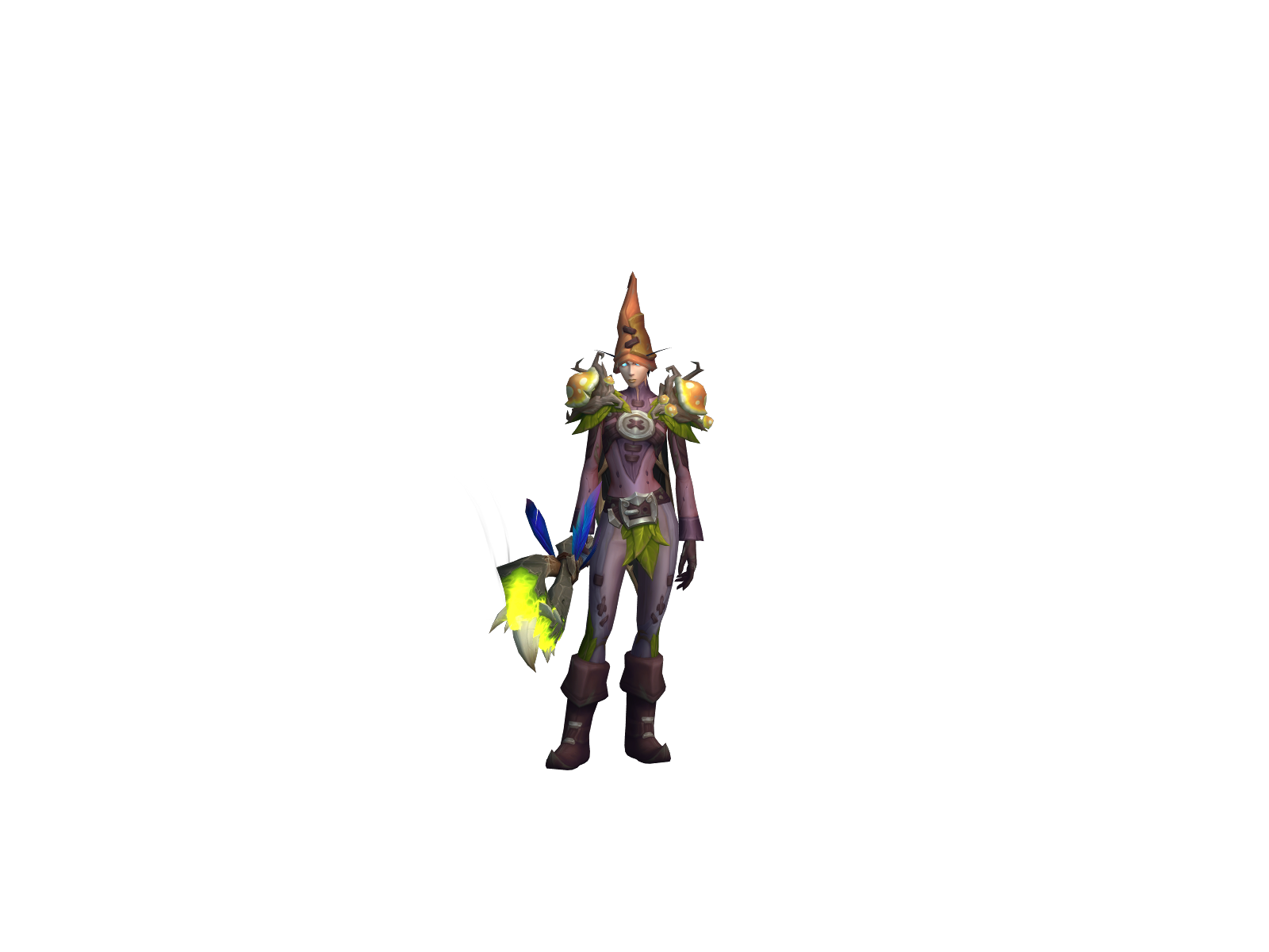 Moncur 3D character render