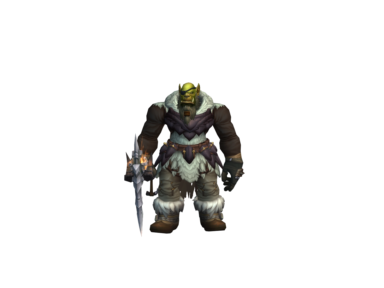 Longintooth 3D character render