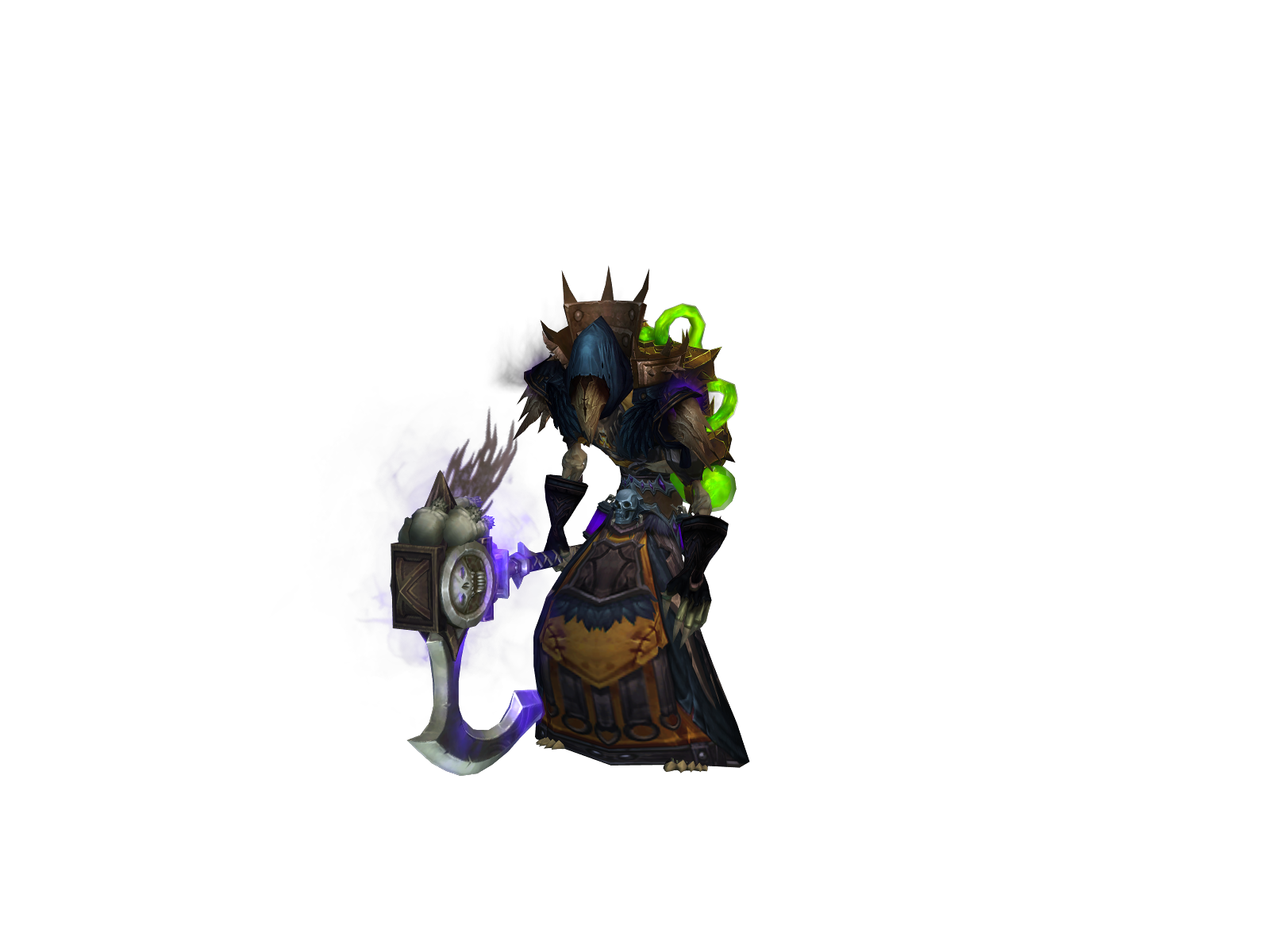 Lich 3D character render