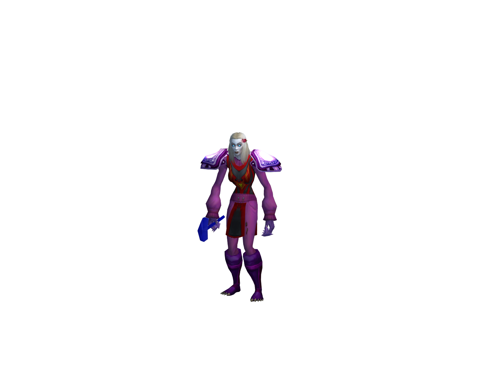 discusting 3D character render