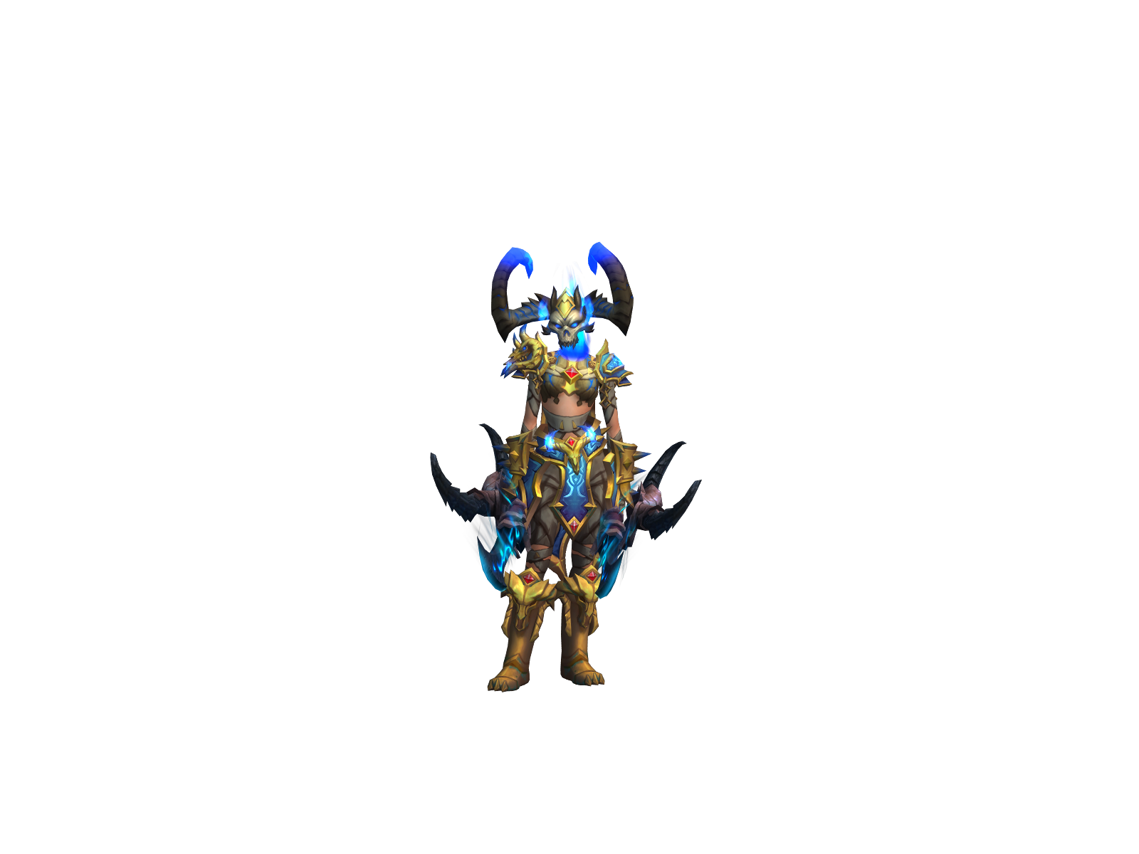 Spoileed 3D character render