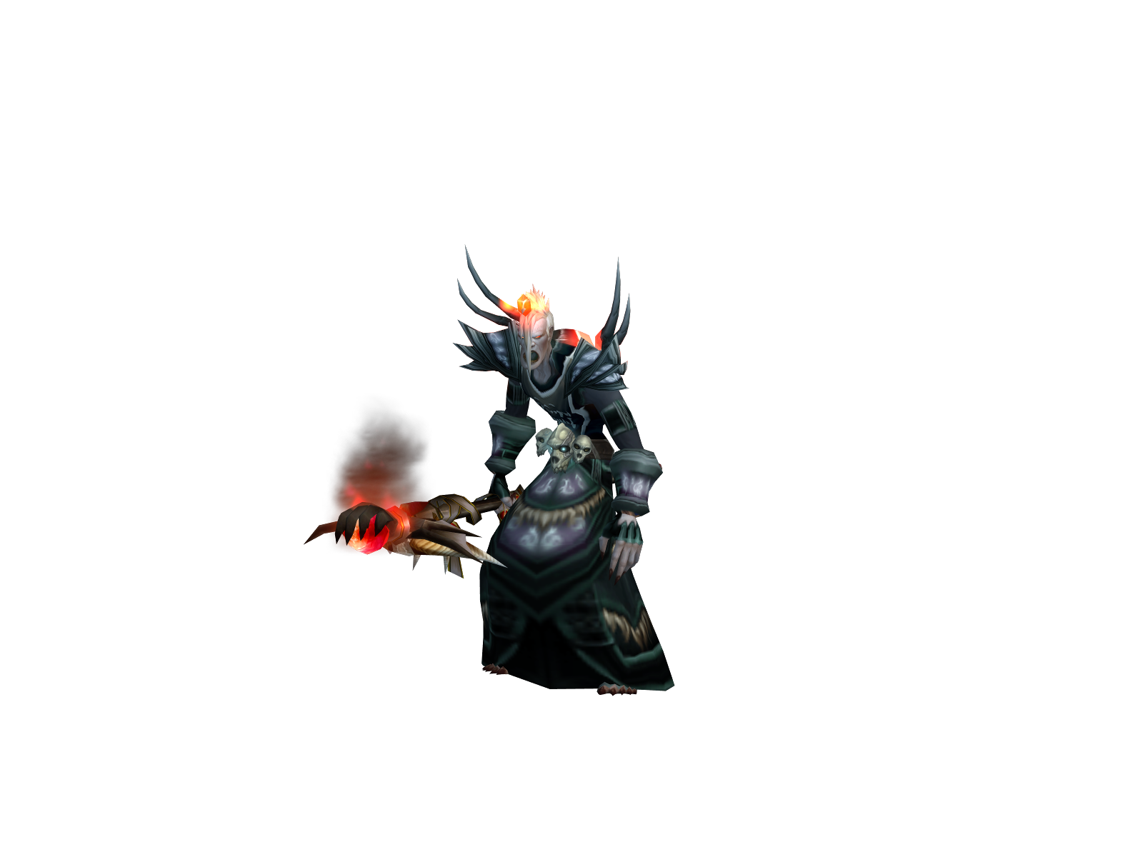 Dreádlow 3D character render