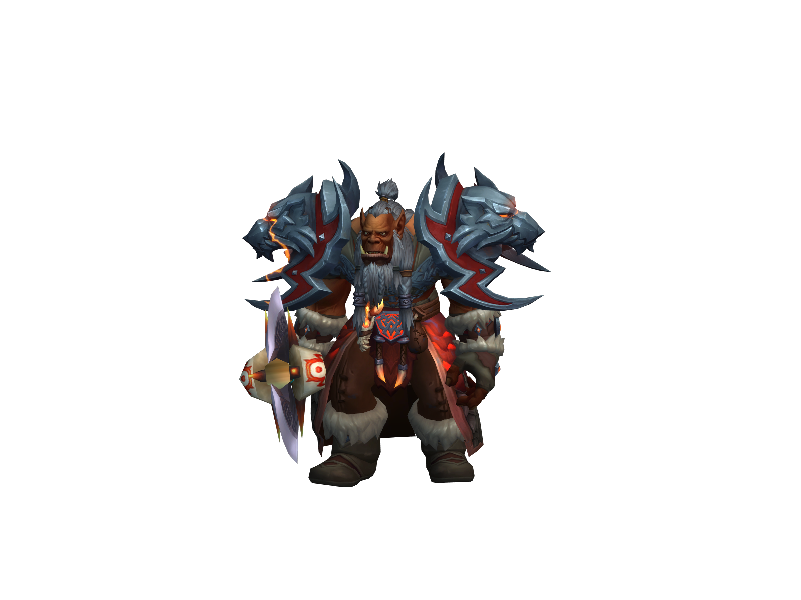 Hultan 3D character render