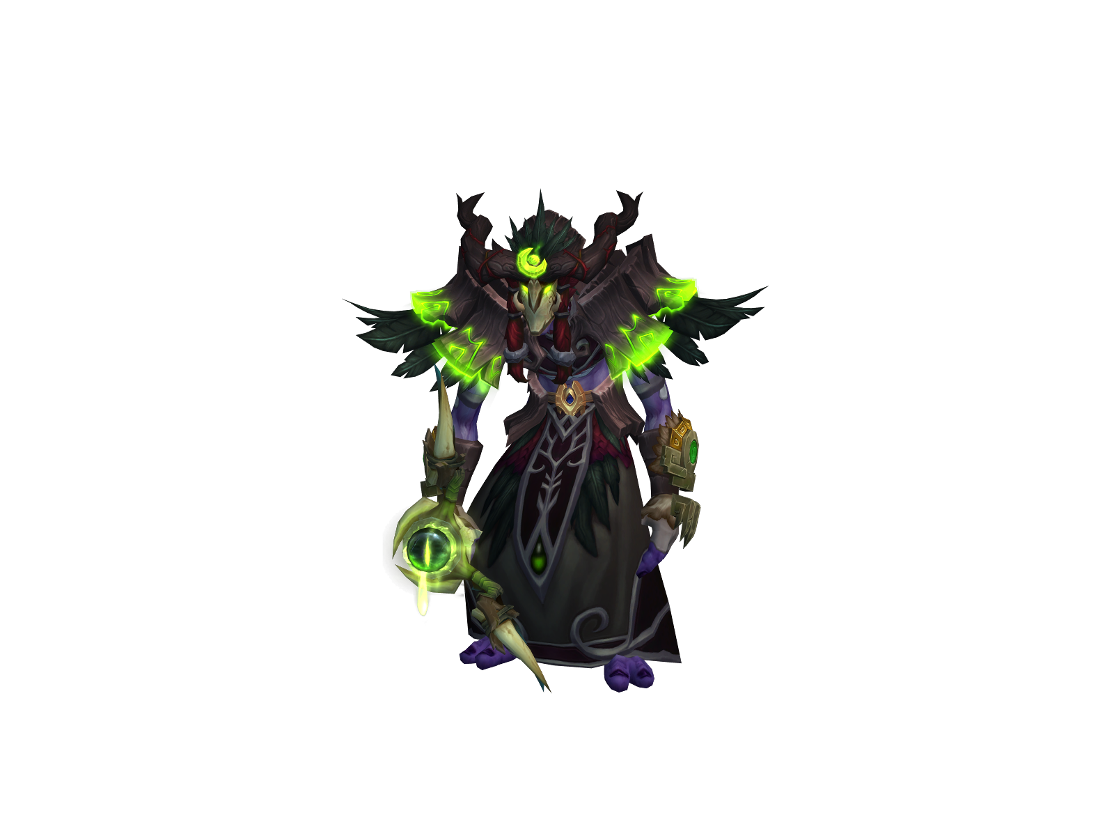 Dracaena 3D character render