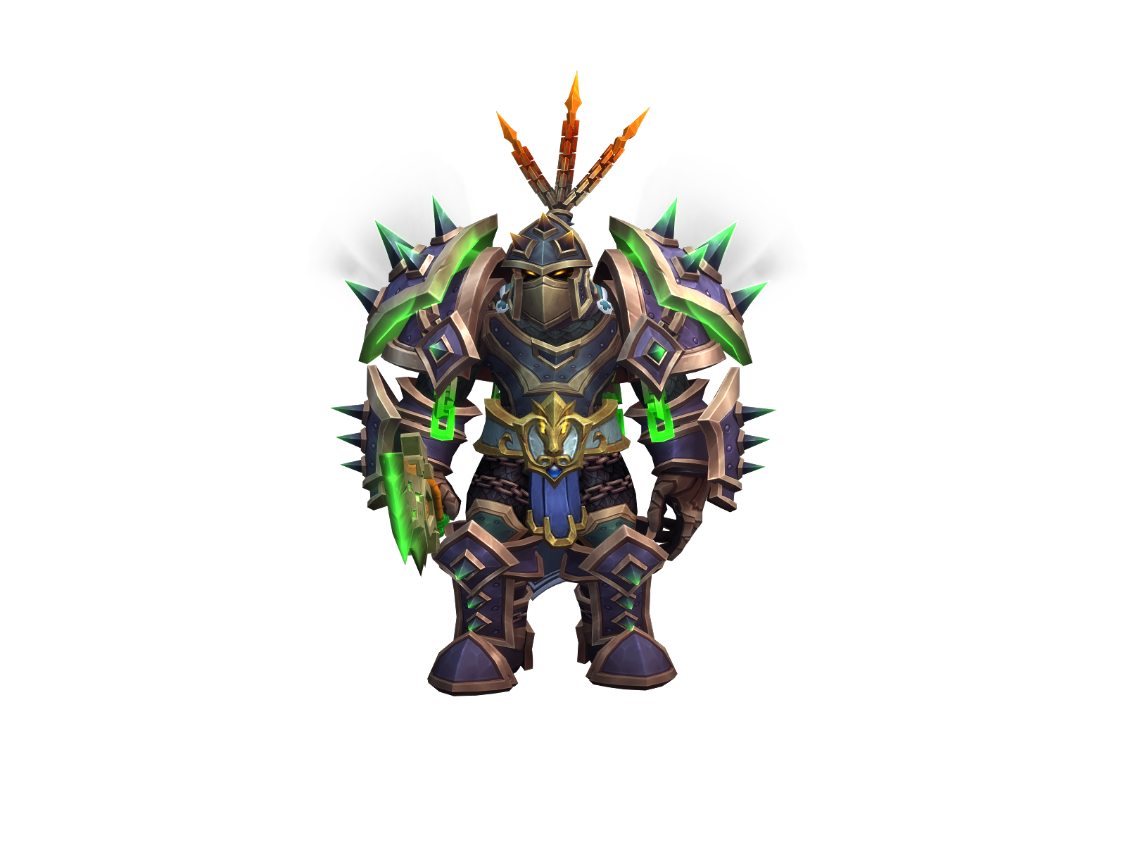 Bulwark 3D character render