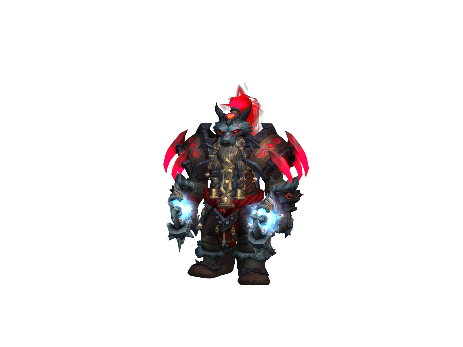 Gromir 3D character render