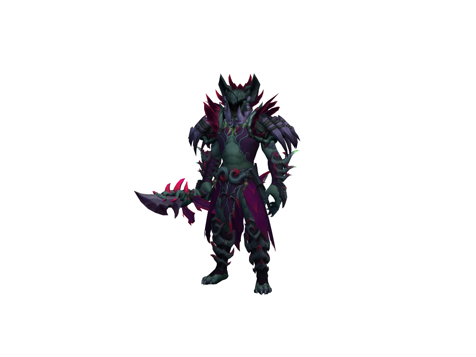 Drúid 3D character render