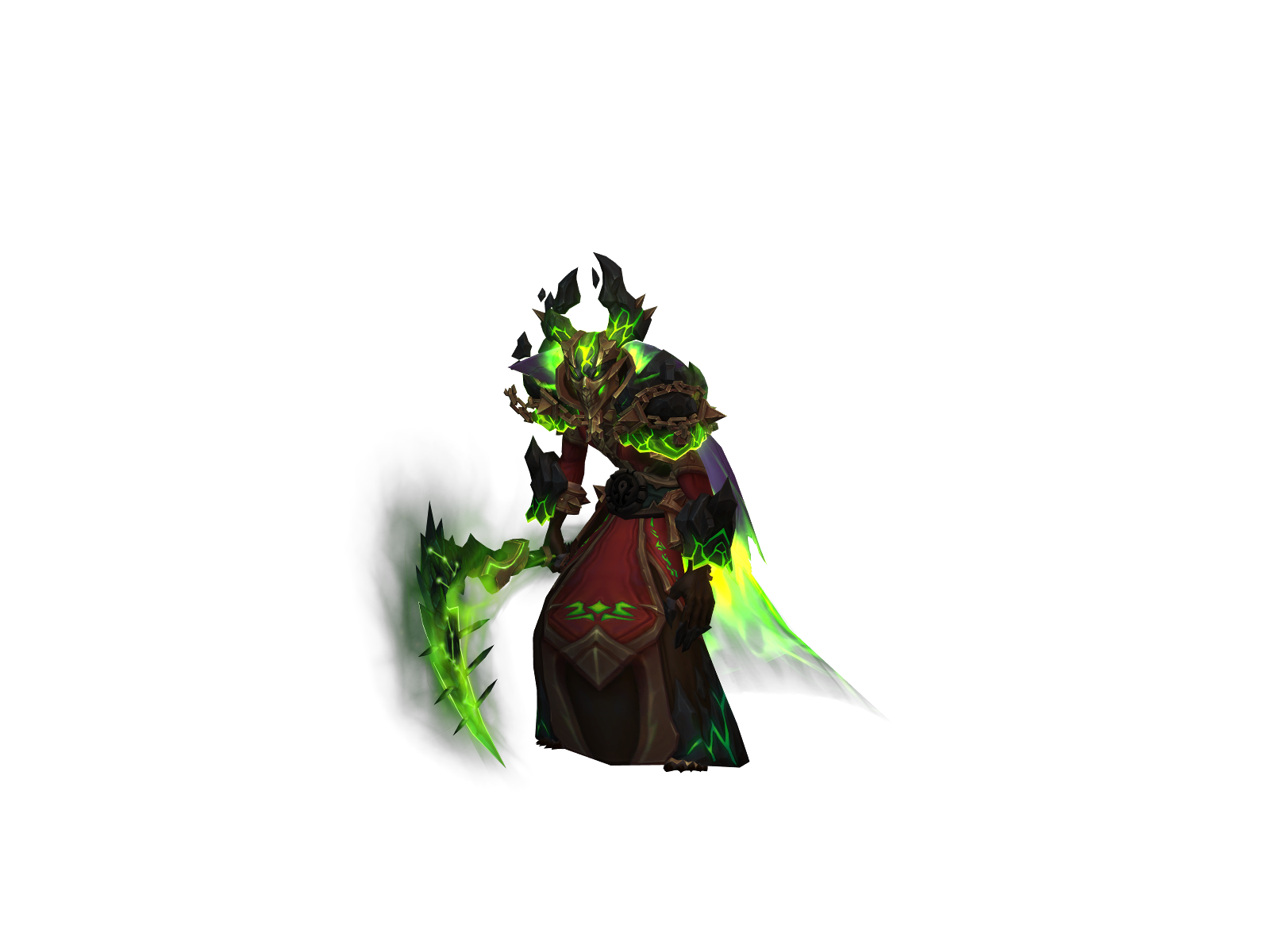 Deathlock 3D character render