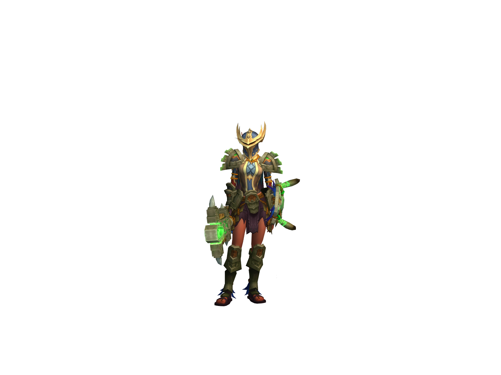 Frechenora 3D character render