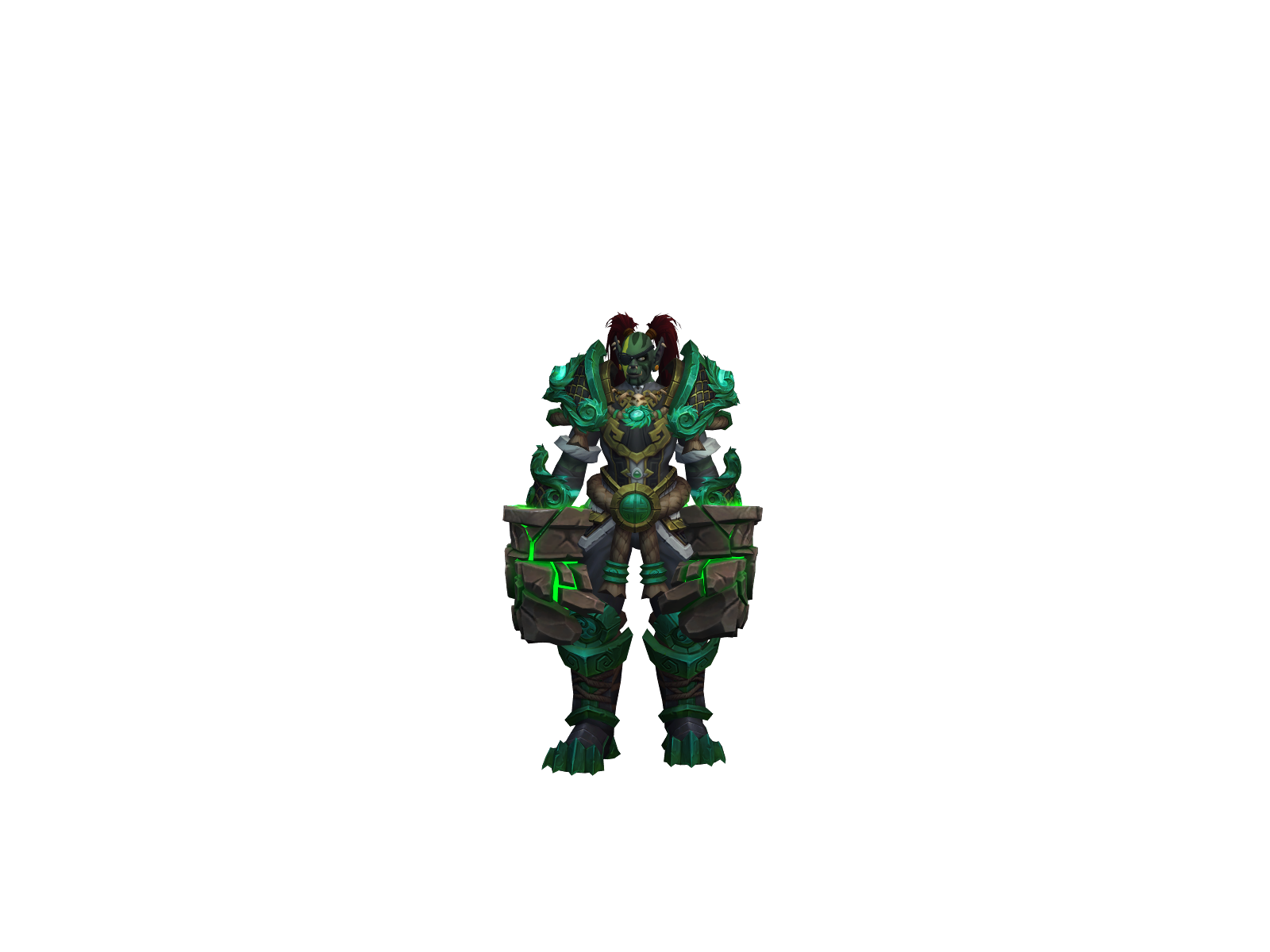 Waisted 3D character render
