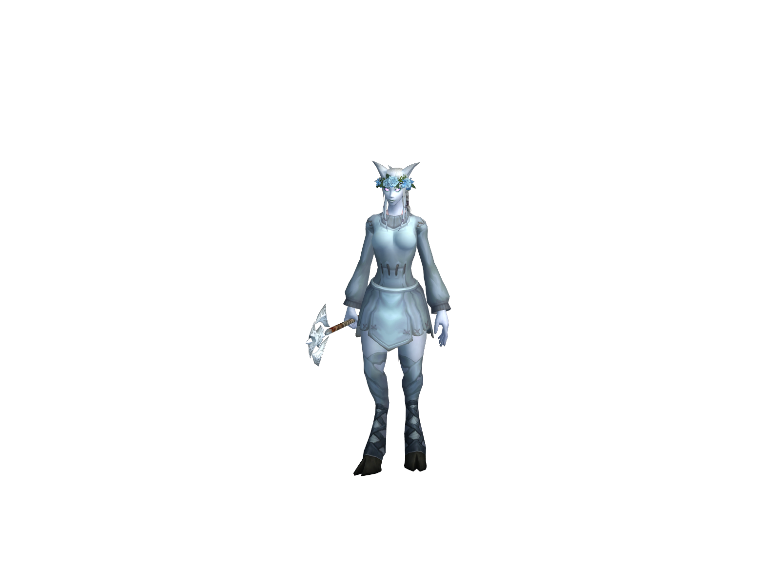 Yuuma 3D character render