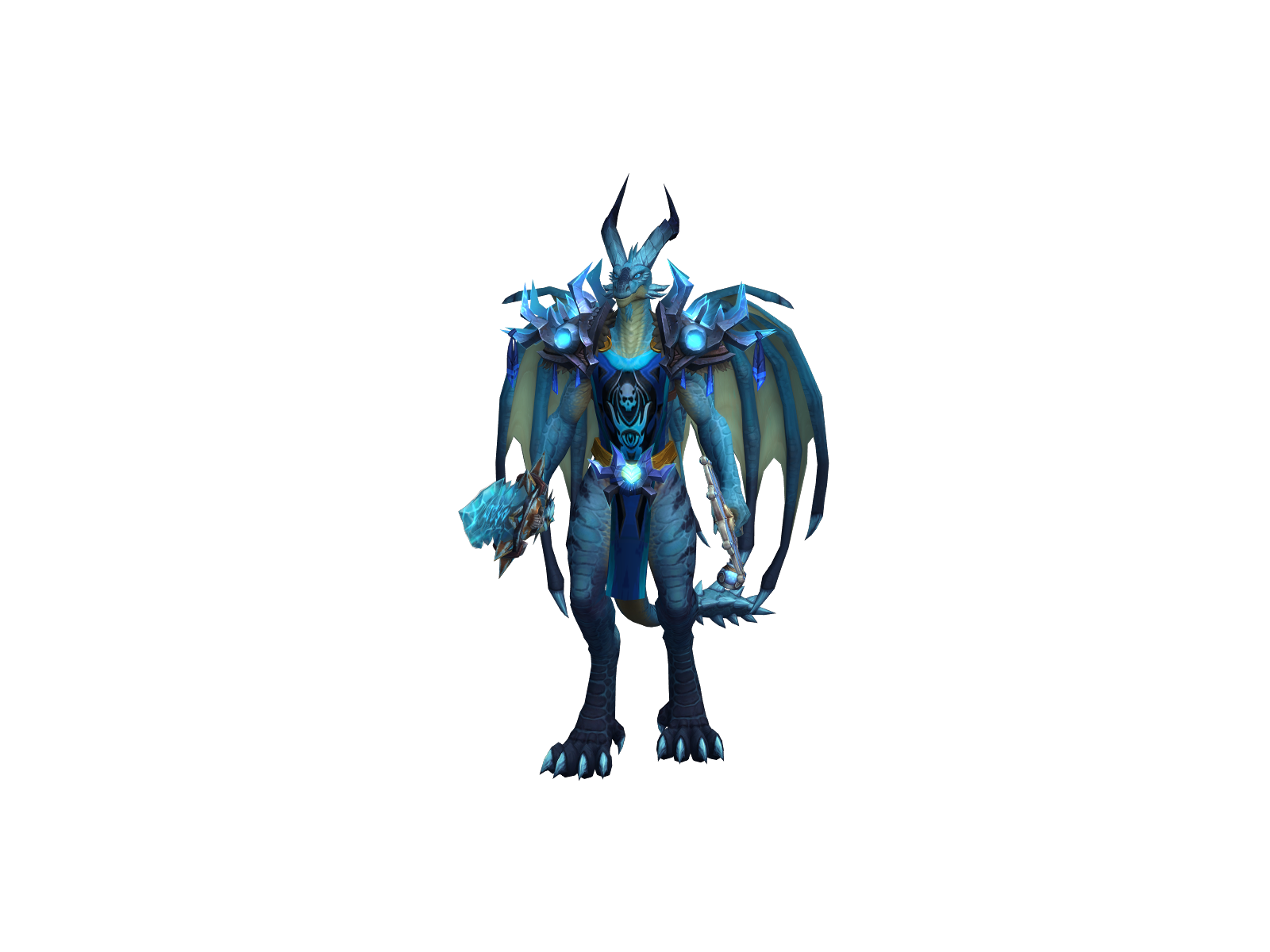 Lzrd 3D character render