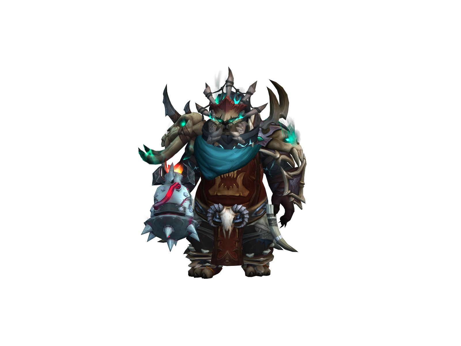 Zerogan 3D character render