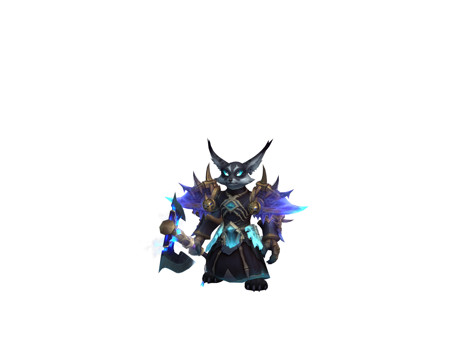 Meezekatr 3D character render