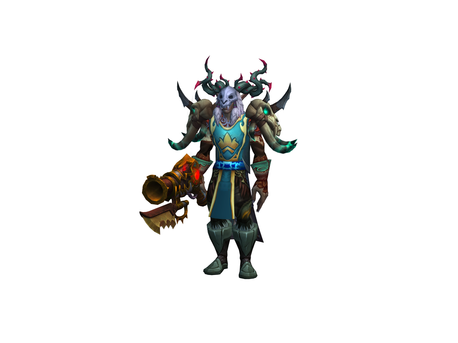 Kómarov 3D character render