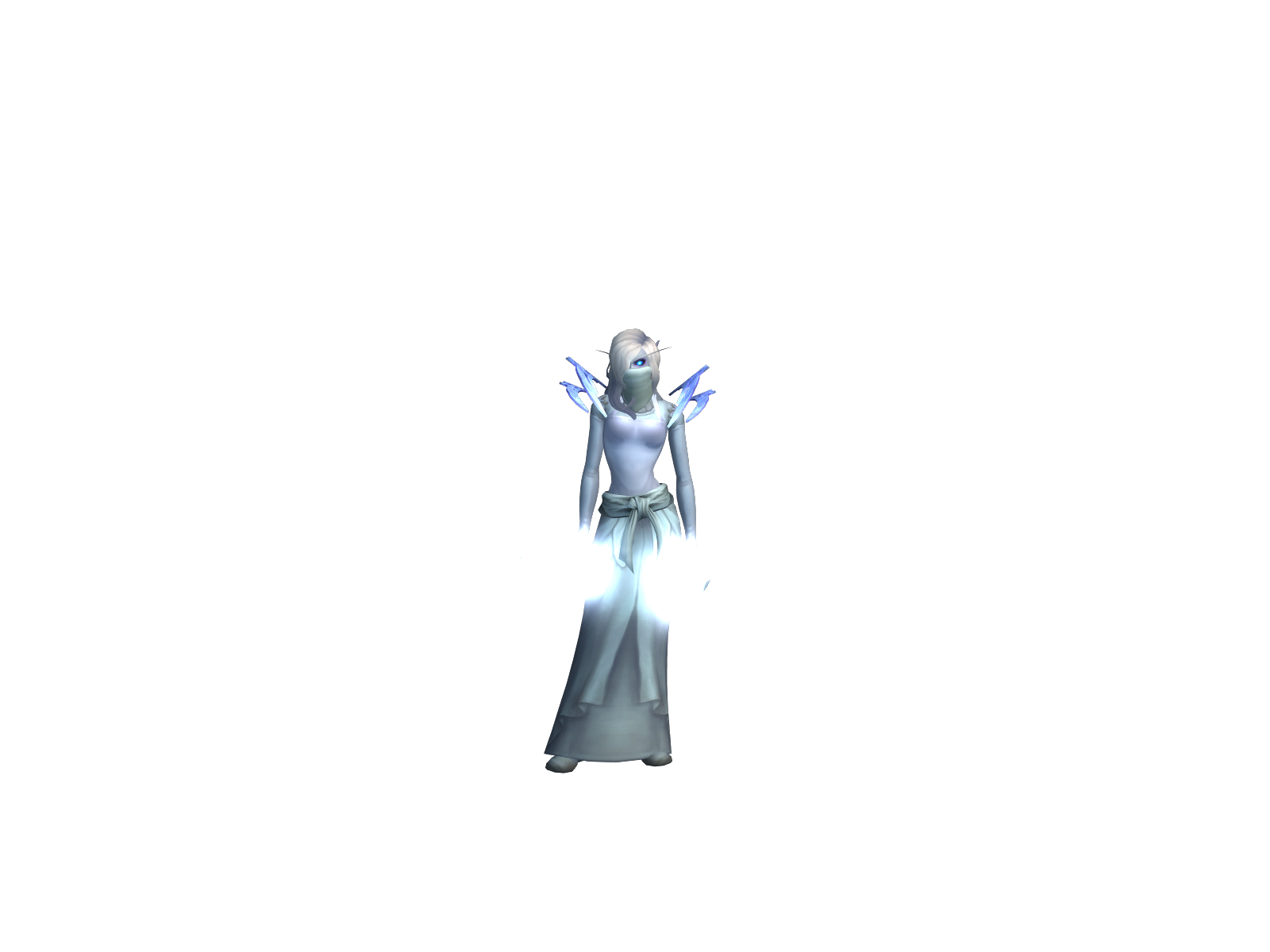 Blacky 3D character render