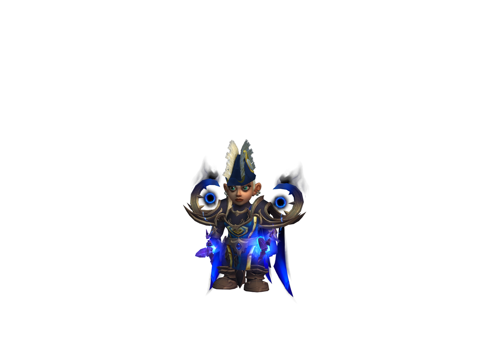 Jústina 3D character render