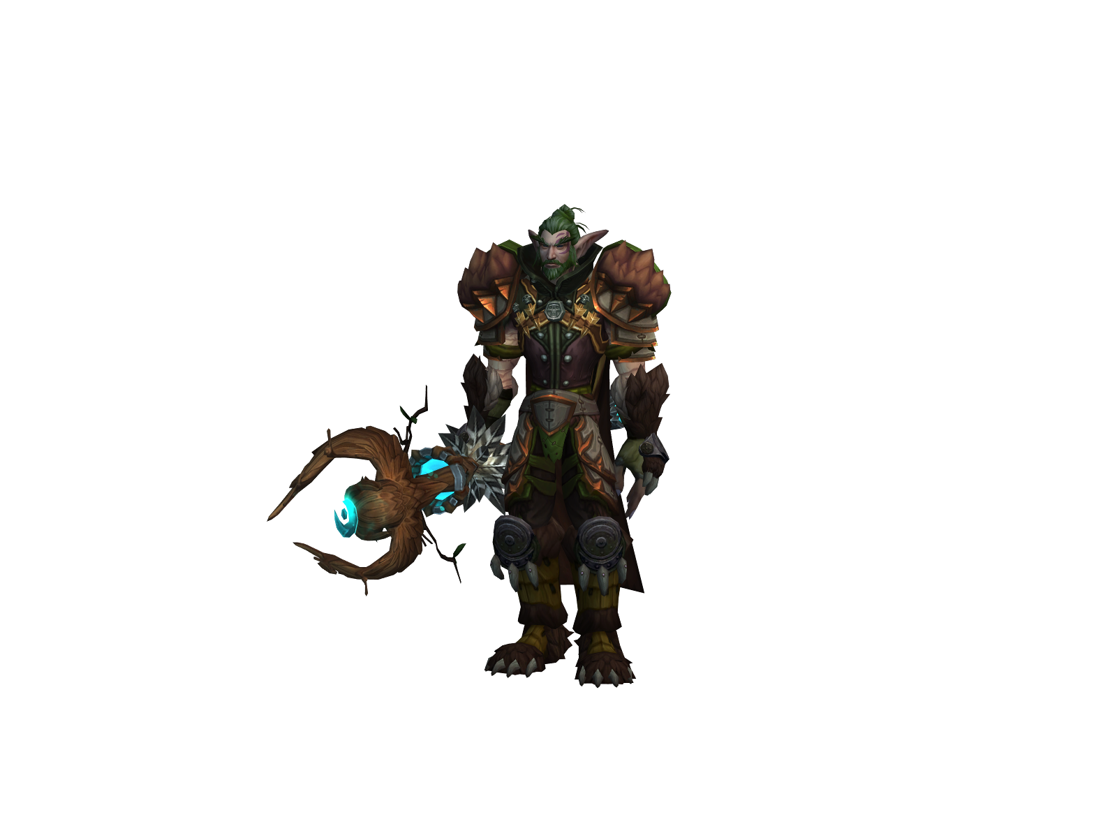 Tibirias 3D character render