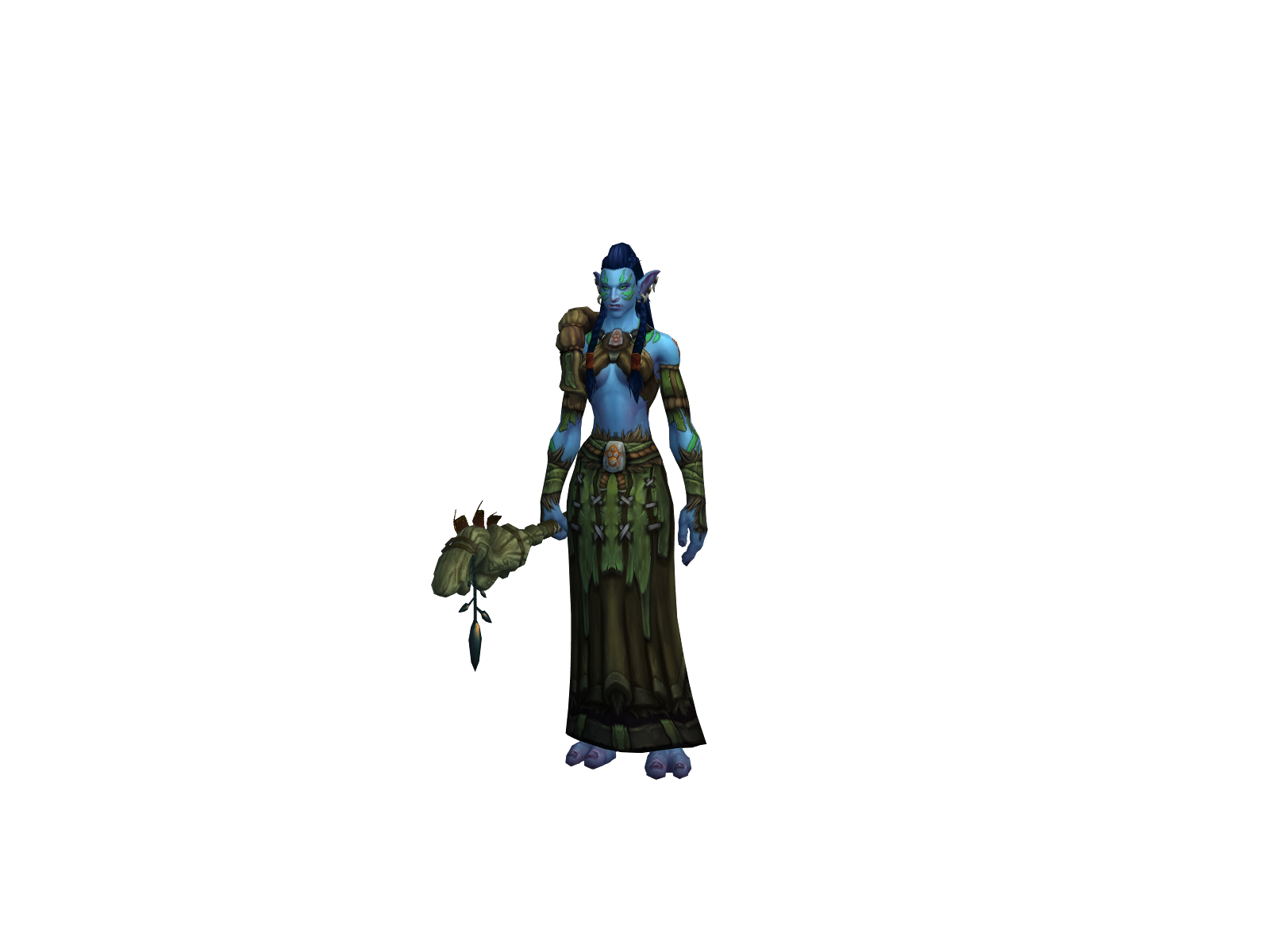 Zoresha 3D character render