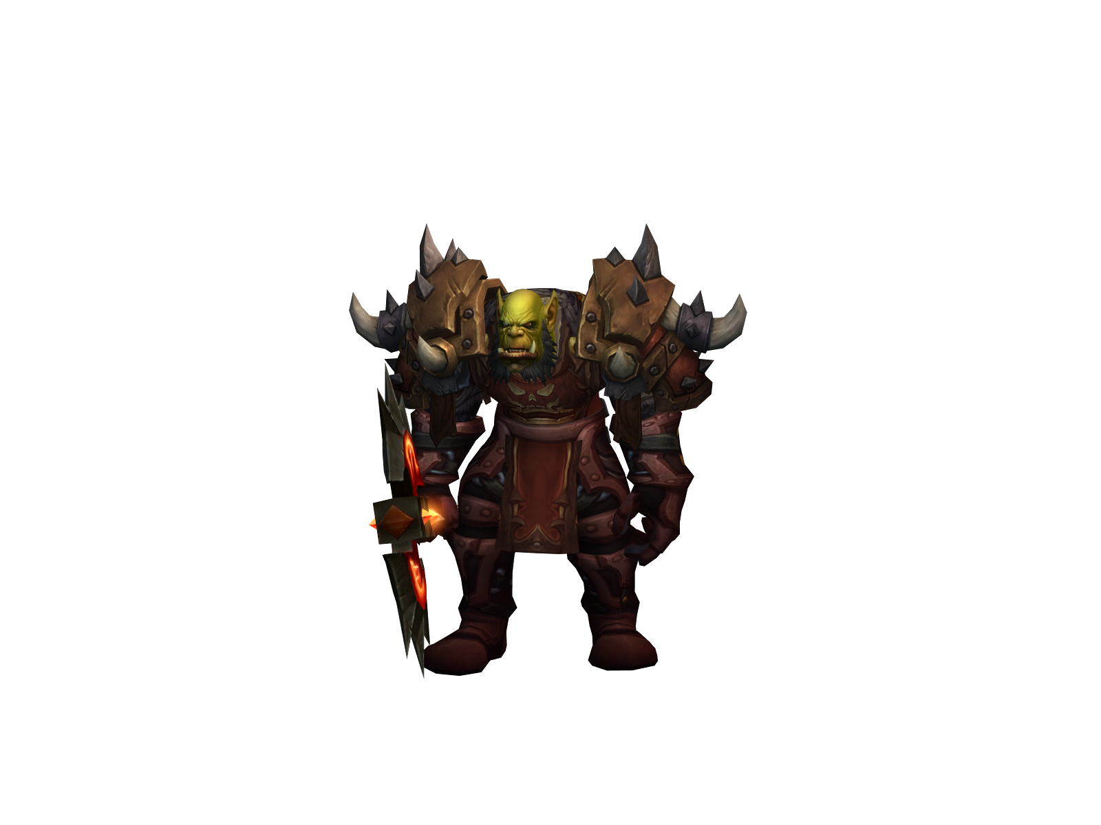 Grogmorka 3D character render
